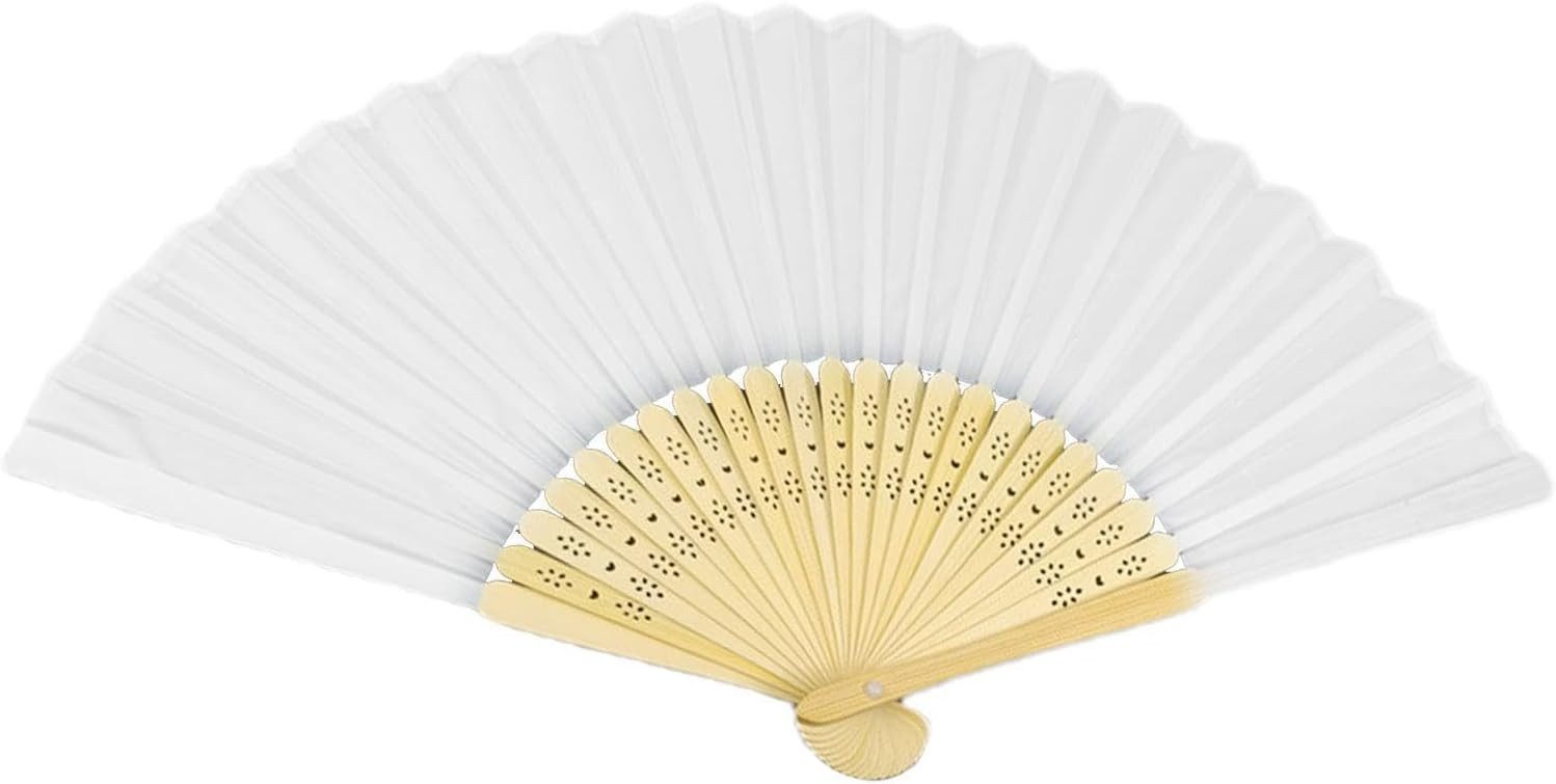 FELIXLEO Handfächer 20 Faltfächer Seide Vintage Handfächer Damen Cosplay Hochzeit Tanz, (1-tlg)