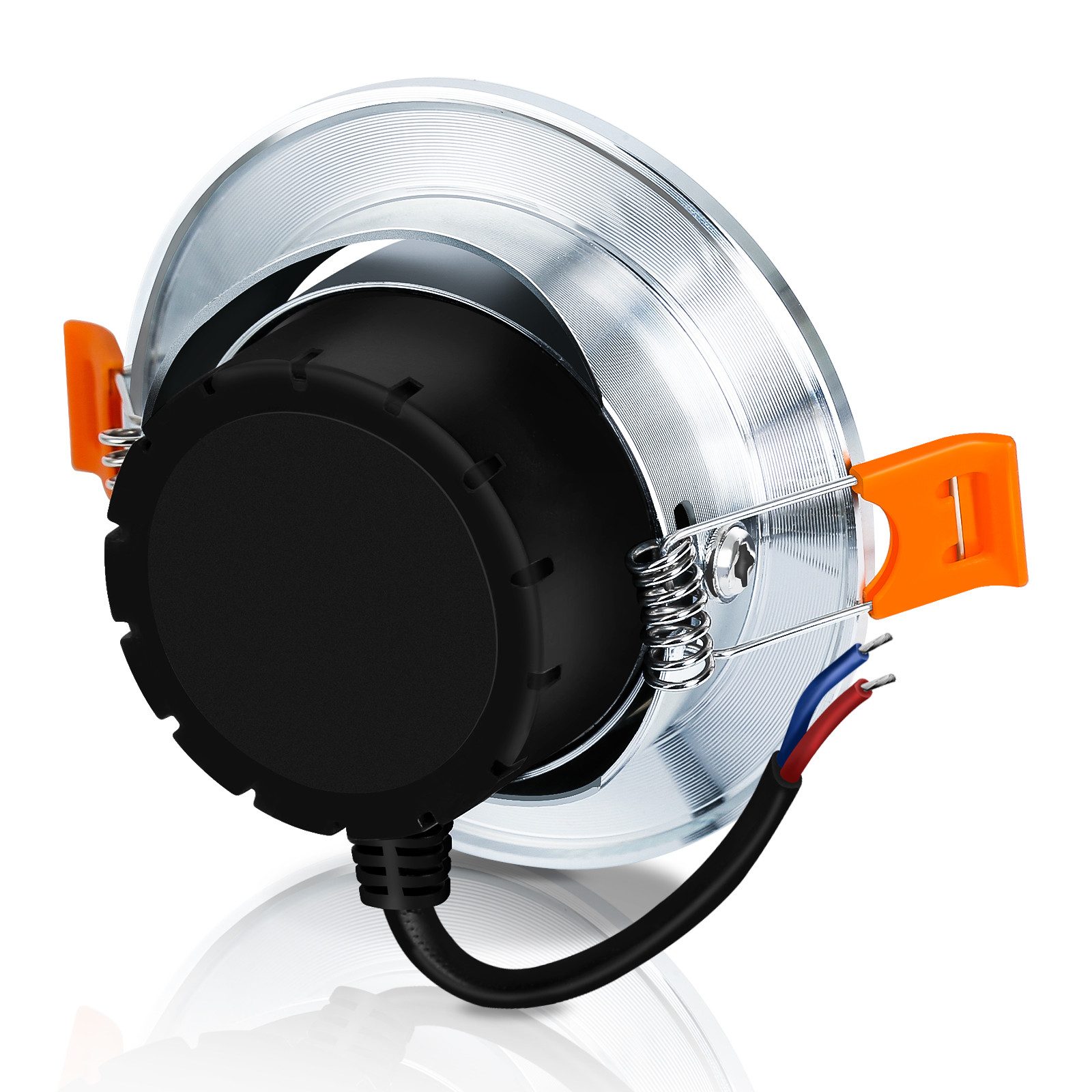 Clanmacy LED Einbauleuchte 3W LED Einbaustrahler LED Einbauspot Warmweiß 10 günstig online kaufen