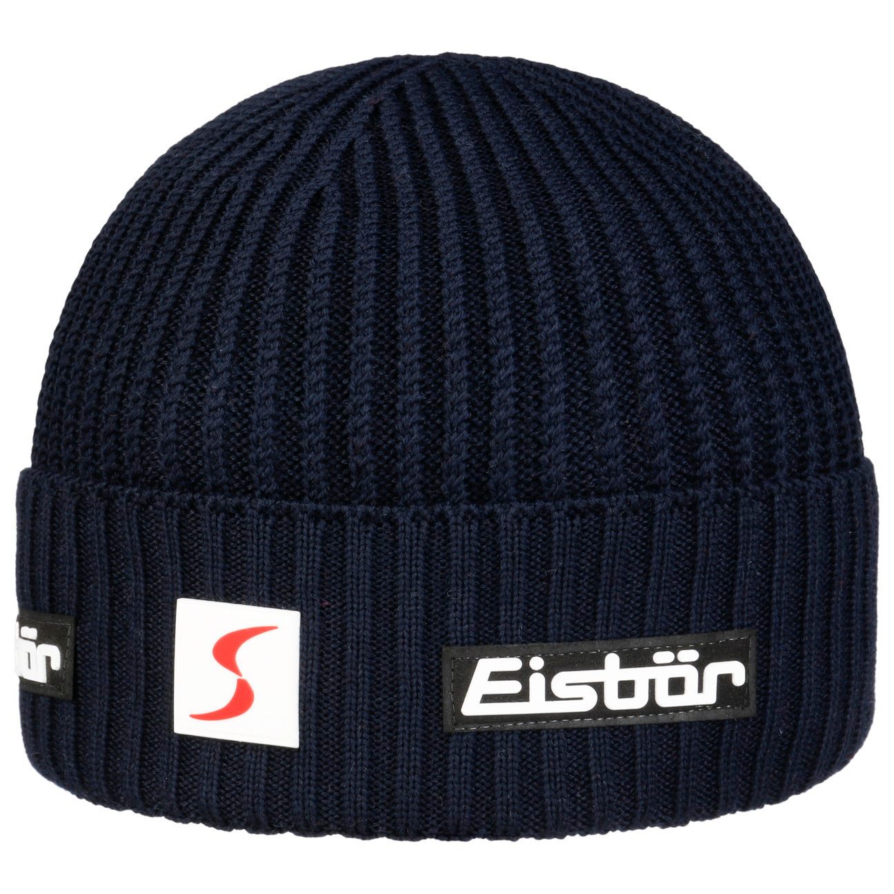 Eisbär Beanie (1-St) Strickmütze mit Umschlag, Made in Austria