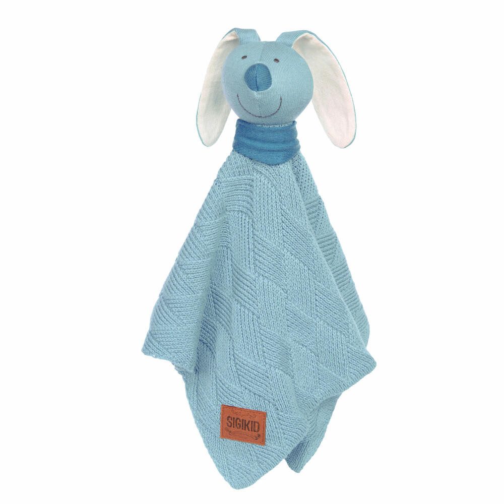 Sigikid Schnuffeltuch Knitted Love Strick Hase Blau