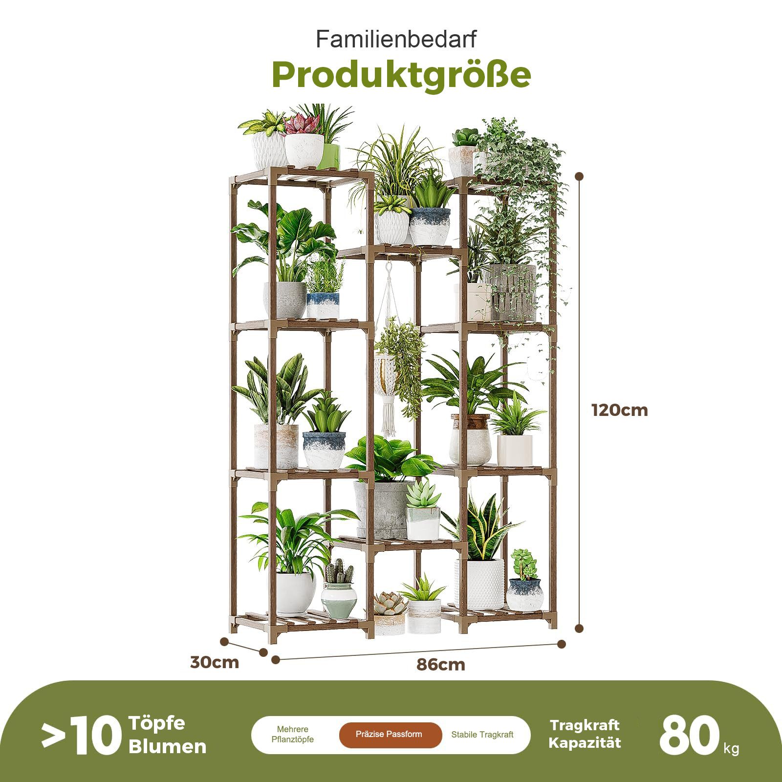 LAIFION Blumenständer Pflanzenständer Pflanzenregal Outdoor Indoor, günstig online kaufen