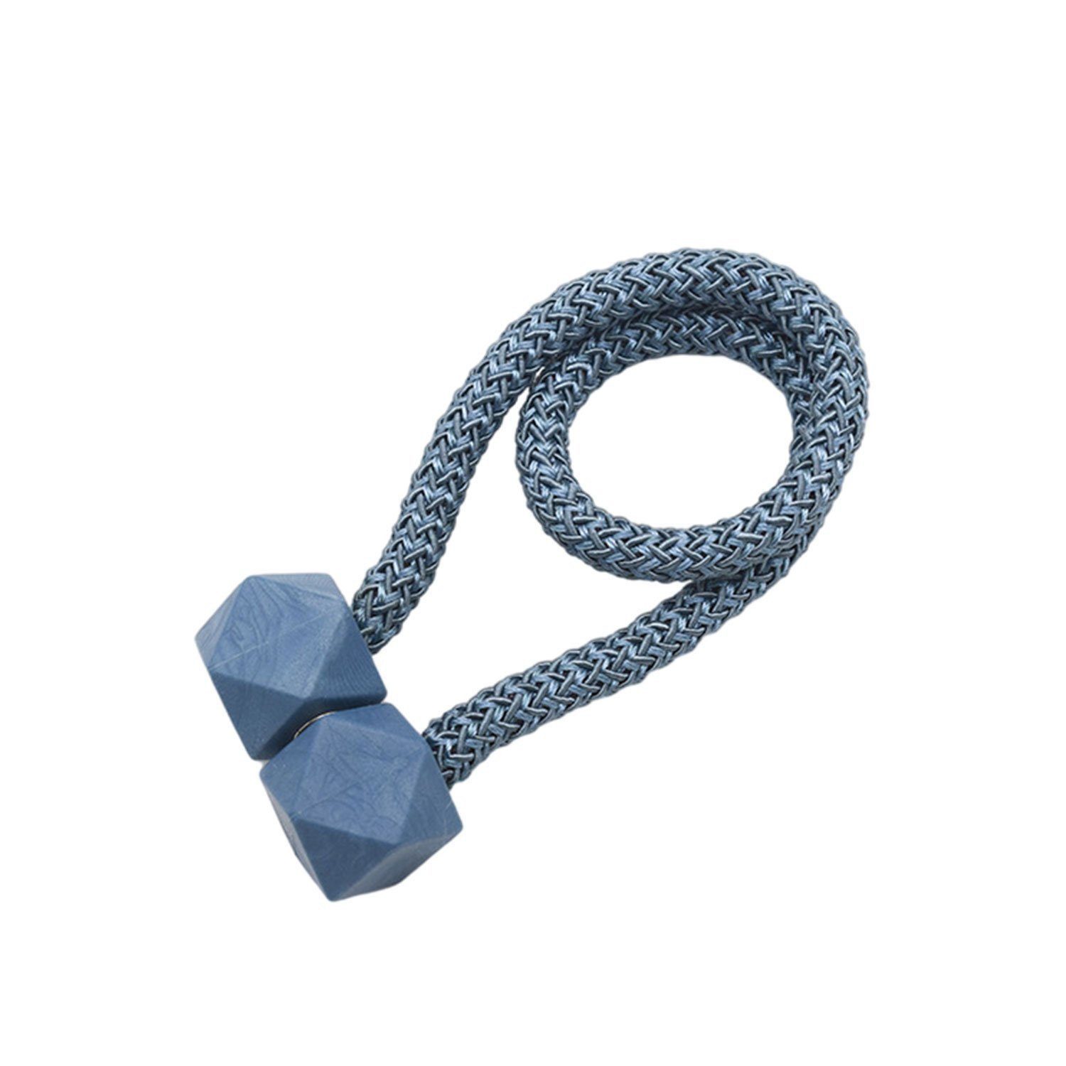 BYSURE Raffhalter, (2-tlg), Gardine-Vorhang-Magnet Twist-Seil günstig online kaufen