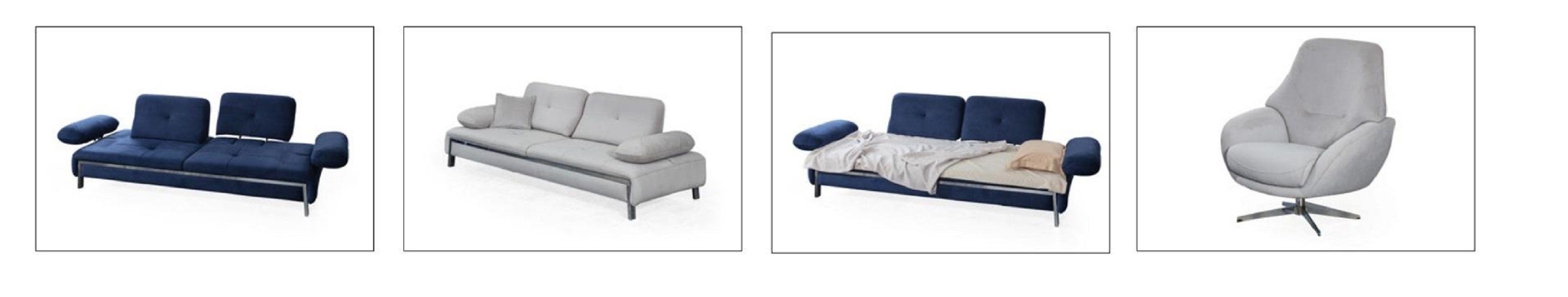 Möbel 3+1+1 JVmoebel Modern Sofa Sitzer Couch Garnitur Stoffsofa Sofagarnituren