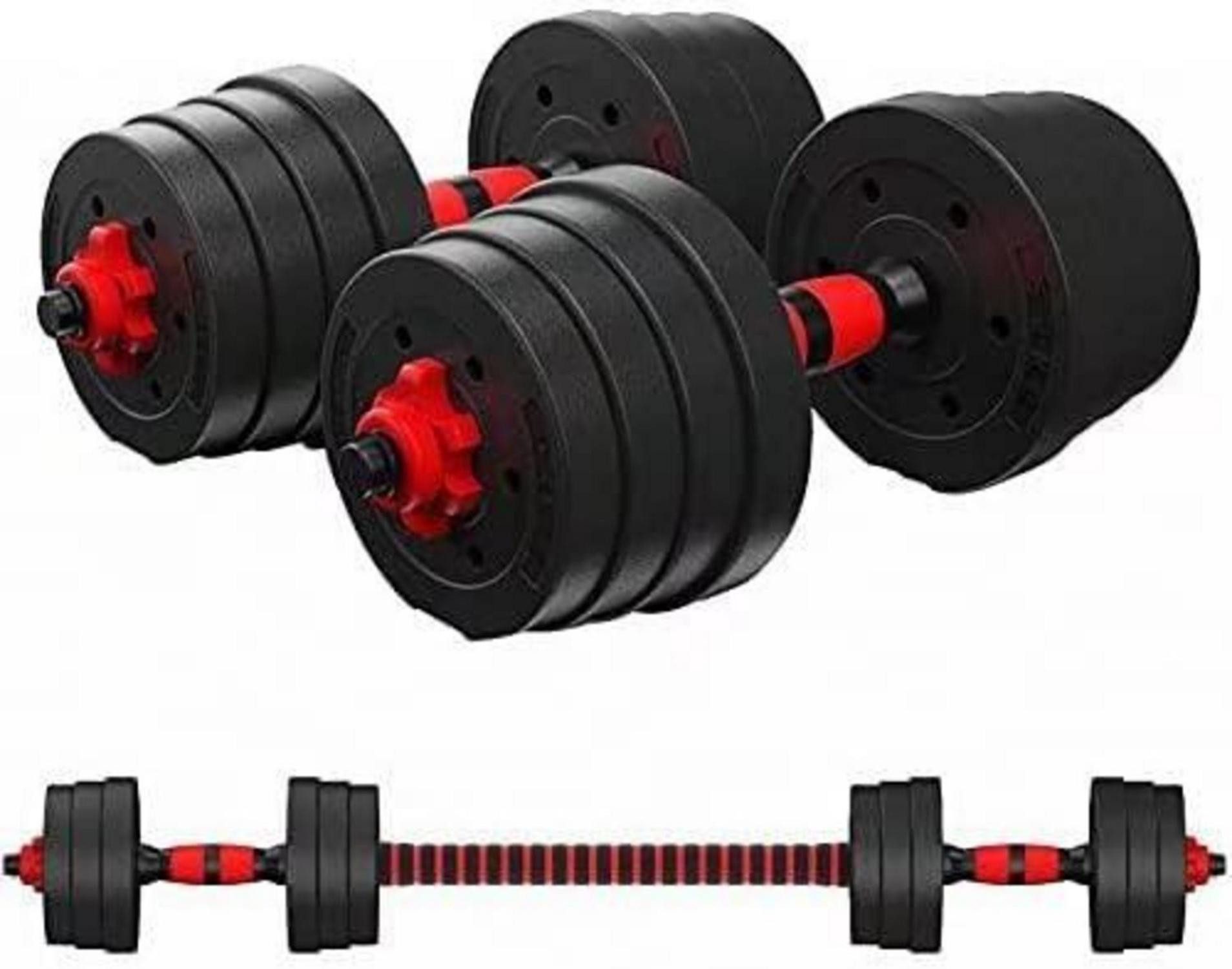 Hantel-Set Verstellbare Hanteln Schwarz 2er Set 15KG - Für Männer und Frauen