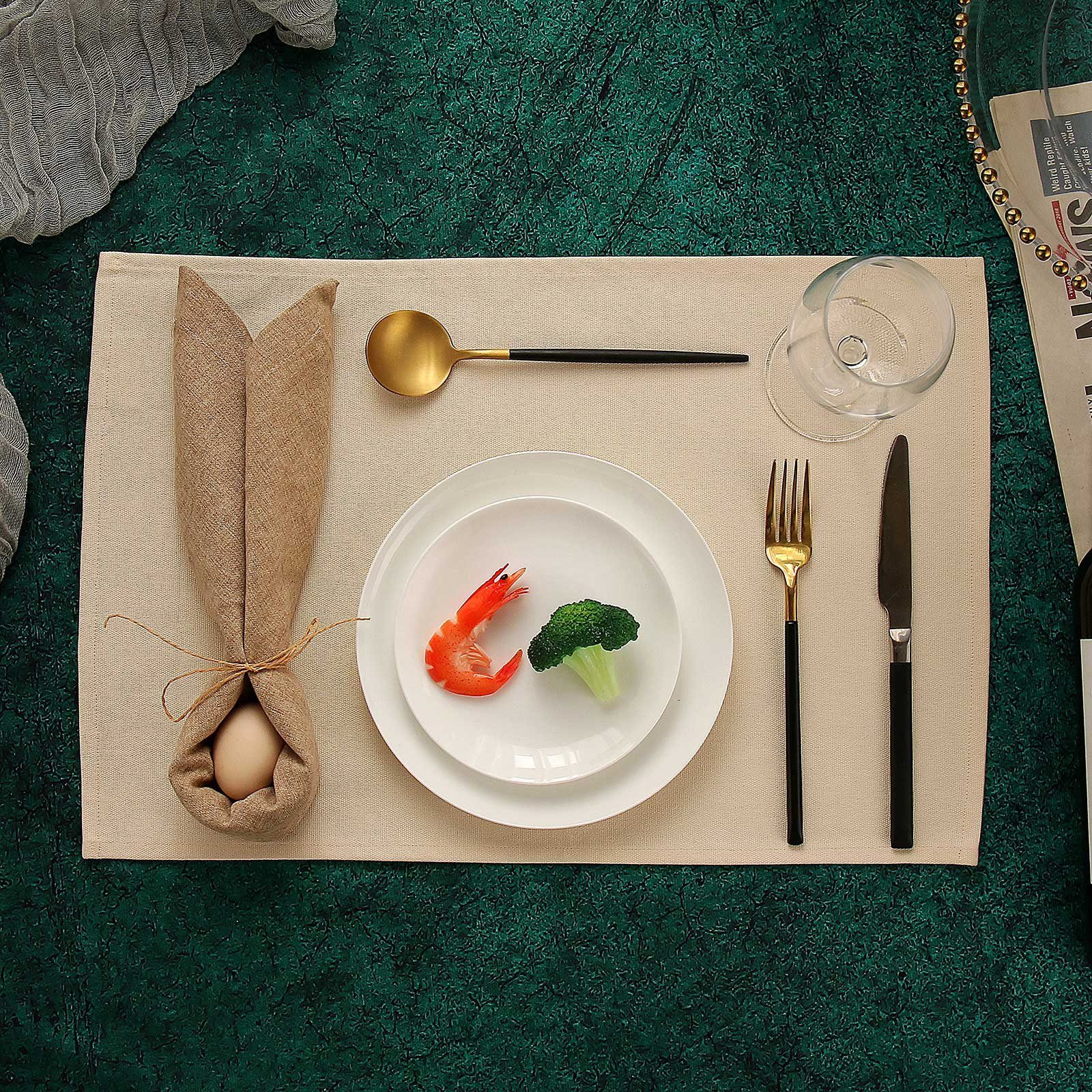 Vivi Idee Platzset 4er/6er Premium 100% Baumwolle Tischsets Platzdeckchen S günstig online kaufen