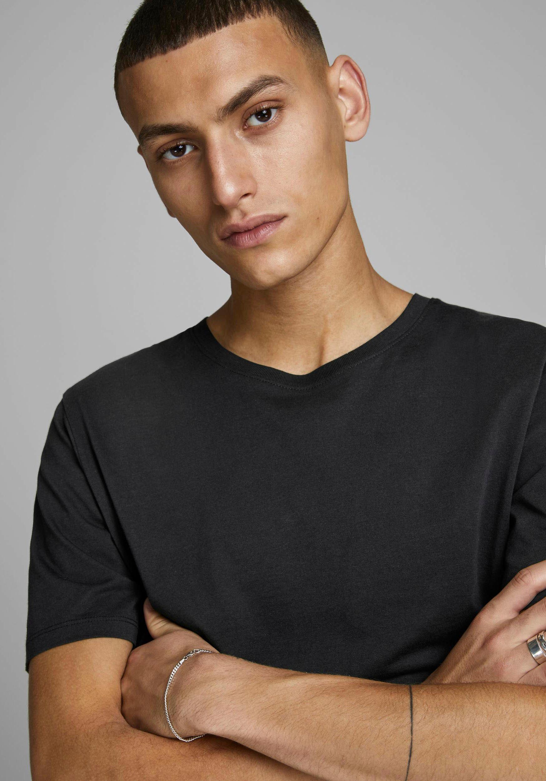 Jack & Jones Rundhalsshirt JJEORGANIC BASIC günstig online kaufen