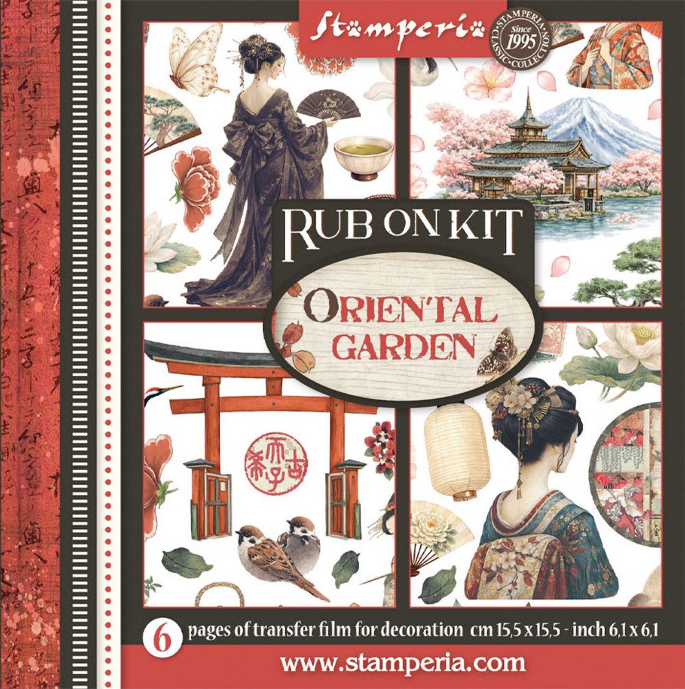 Stamperia Dekorationsfolie Oriental Garden
