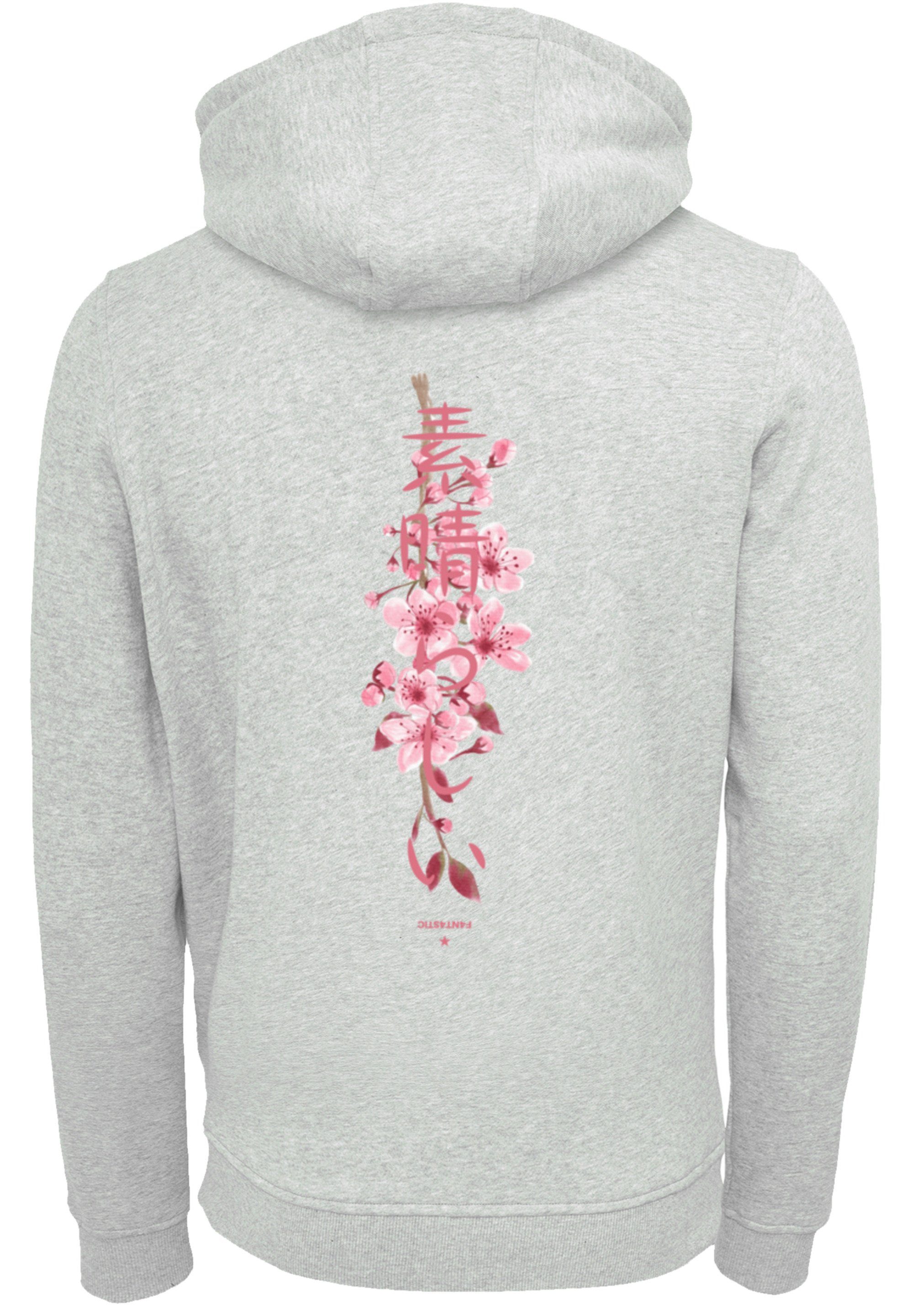 F4NT4STIC Kapuzenpullover Cherry Blossom Hoodie, Warm, Bequem heather grey