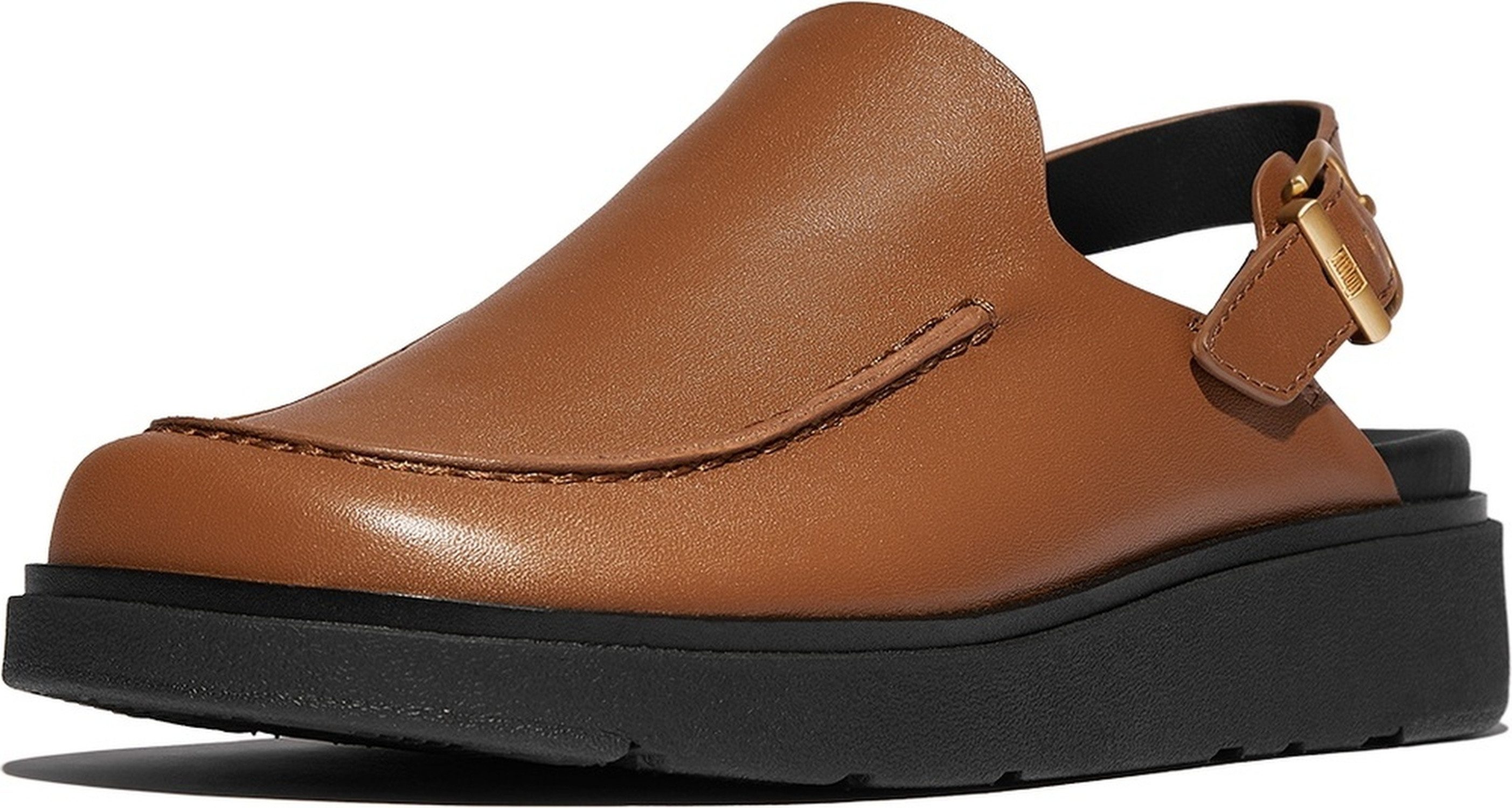 Fitflop Gen-FF Leather Back-Strap Moc Mules Clog