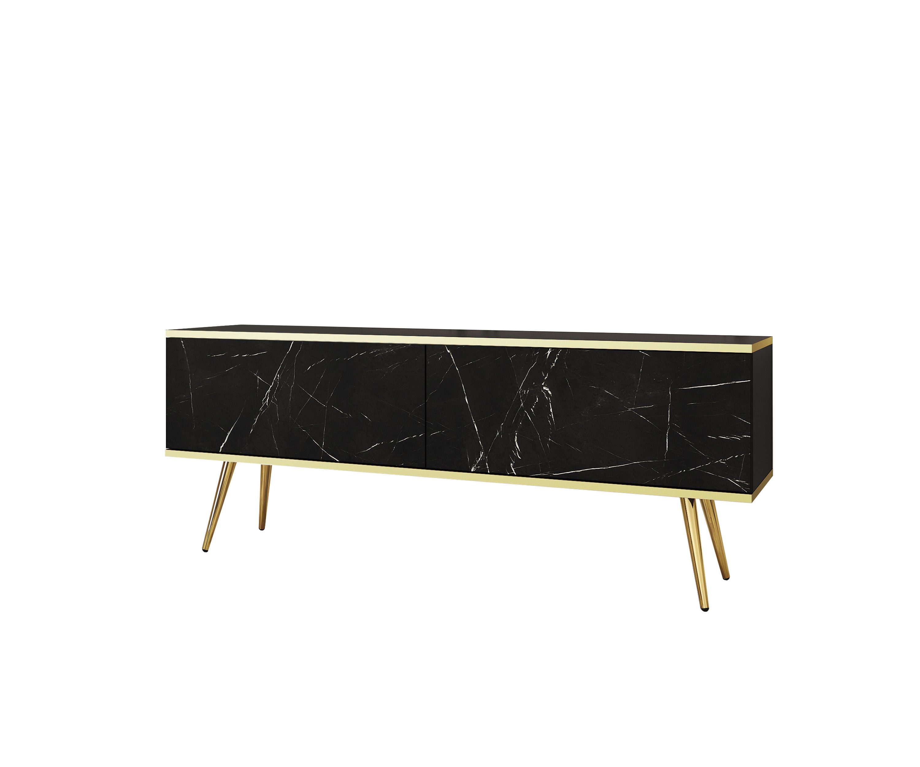 yourhouse24 Lowboard RTV Schrank Oro 135x30x32 günstig online kaufen