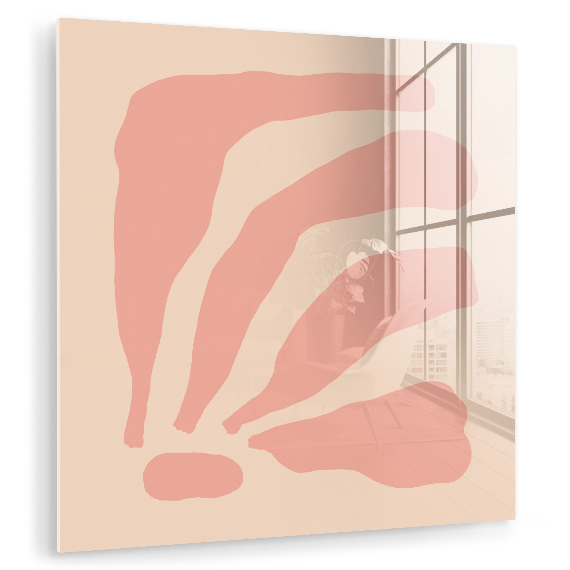 MuchoWow Acrylglasbild Bohème - Rosa - günstig online kaufen