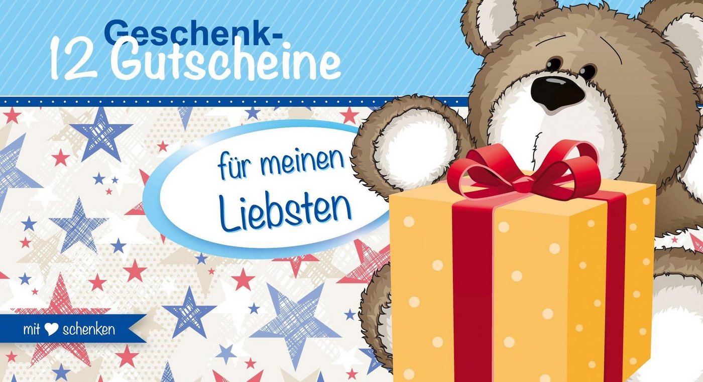 Thumbnail - RNK Verlag Notizheft Gutscheinheft / "12 Gutscheine für meinen liebsten"
