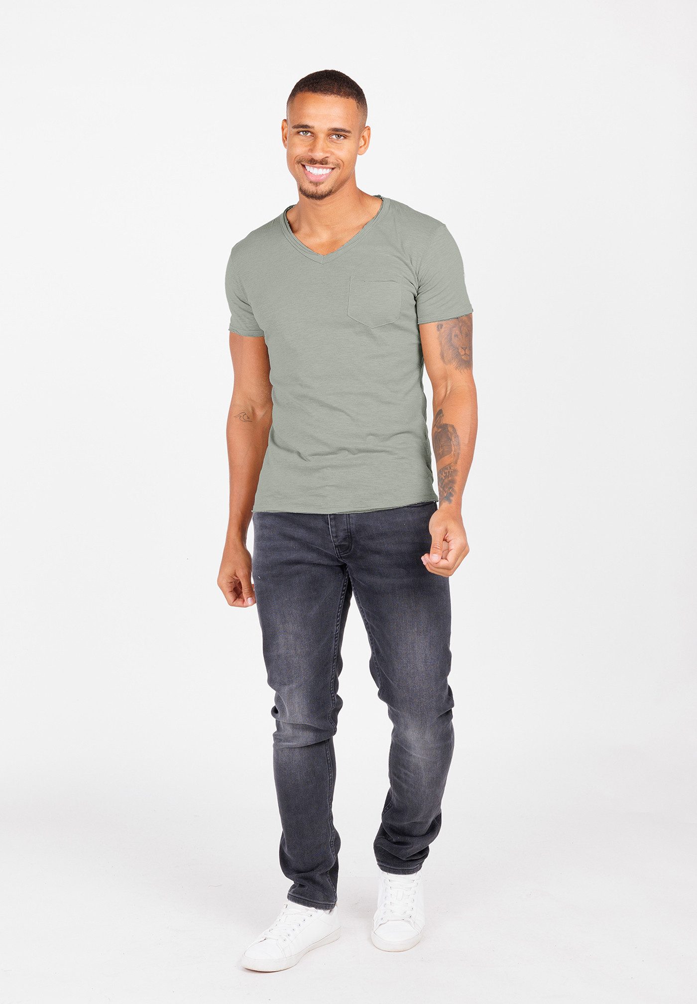 Key Largo T-Shirt MT WATER v-neck (1er) – Bild 2 von 5