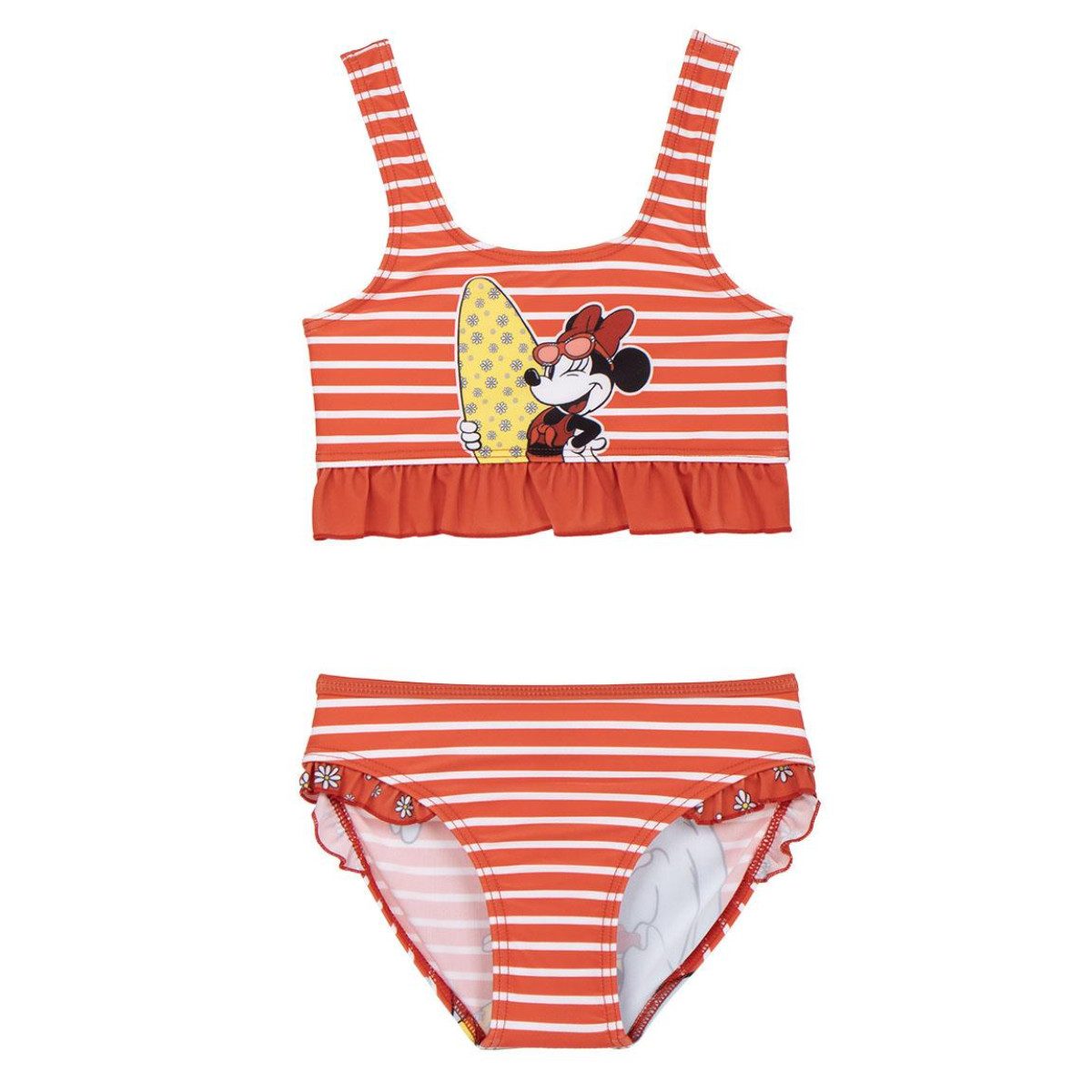 Disney Minnie Mouse Balconette-Bikini Mädchen Bikini mit Fanmotiv für Sommer und Urlaub (Packung)