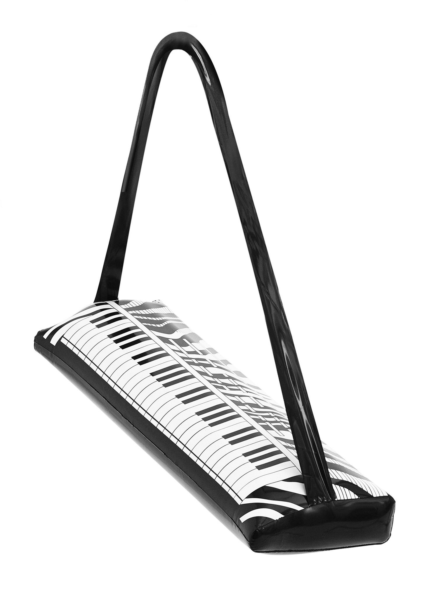 Widdmann Kostüm Aufblasbares Keyboard, Kunststoff-Accessoire zum Aufpusten