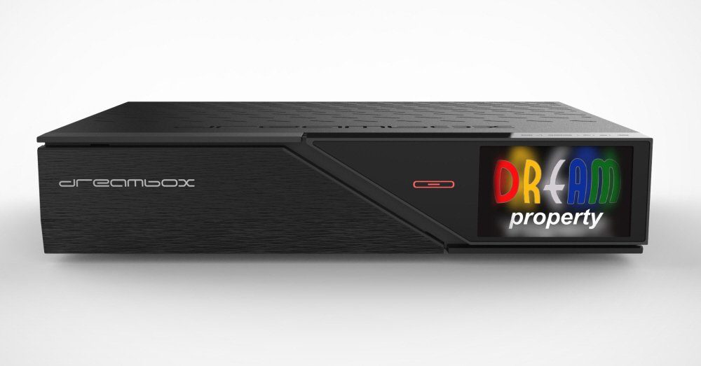 Dreambox 4K Dual Tuner Receiver Dreambox E2 Satellitenreceiver DM900 mit UHD DVB-C/T2 1x Linux