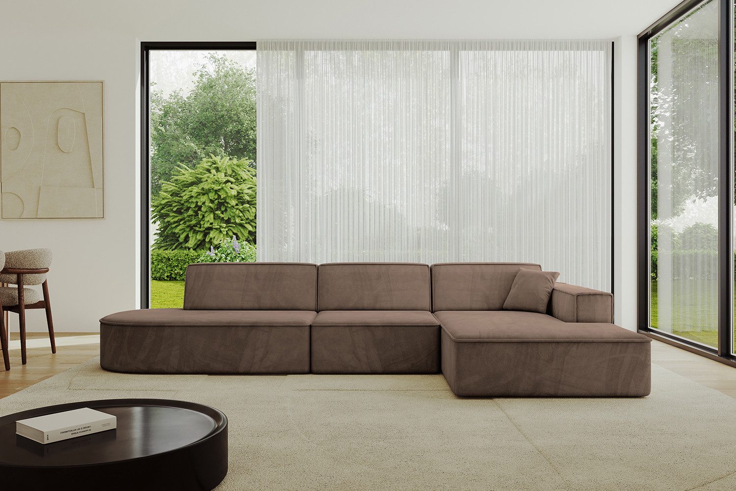ALTDECOR Ecksofa IREA-L2-v4, Sofa Praktische Bequeme Funktionsecke Couch L-Form Eckcouch, Corner Sofa L-Form Vielseitige Sofa Wohnlandschaft Wohnzimmer