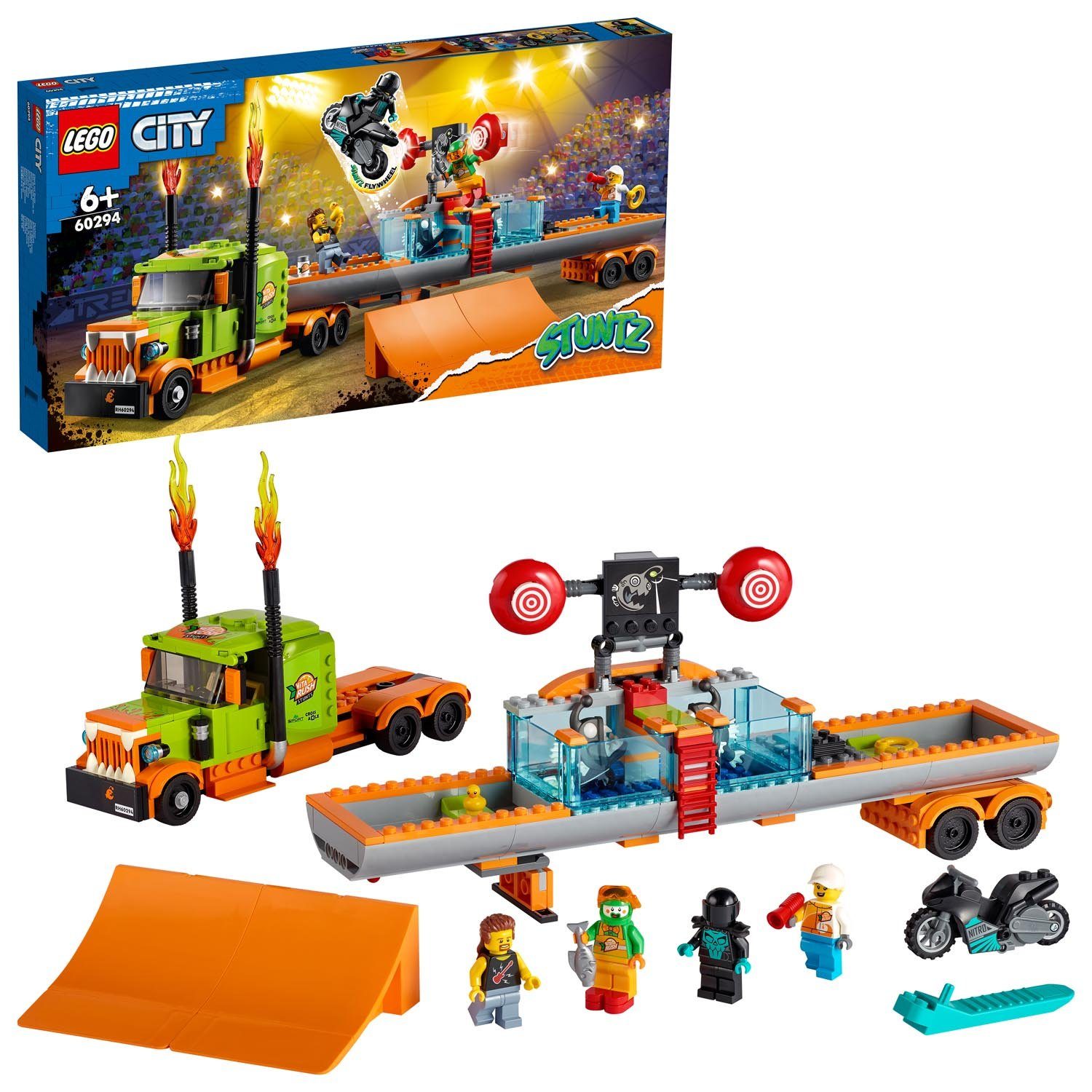 LEGO® LEGO City 60294 - Stuntshow-Truck Konstruktions-Spielset