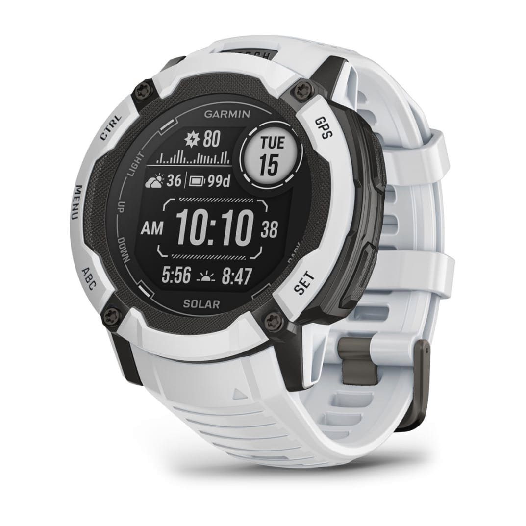 Garmin Instinct 2X Solar Smartwatch (2,8 cm/1,1 Zoll, Proprietär) Weiß | Weiß | 