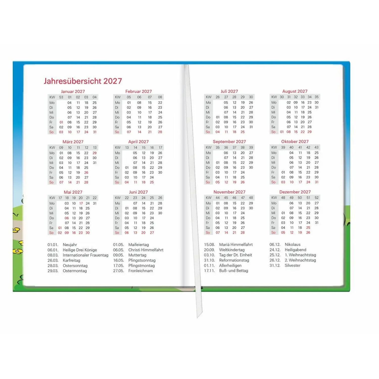HEYE Taschenkalender Rentner Kalenderbuch A6 2027
