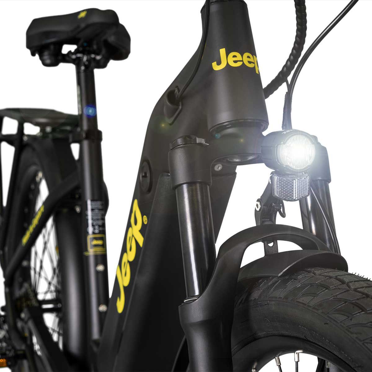 7 E-Bike Jeep Wh 630 Gang Mittelmotor, E-Bikes 7000, Shimano, Kettenschaltung, Akku ULM