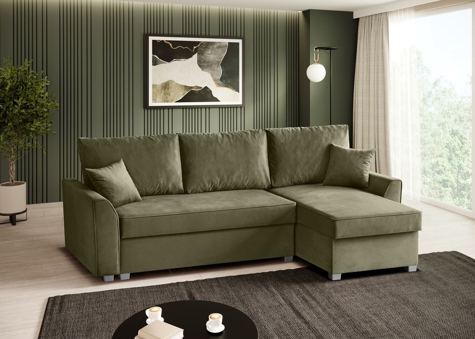 Beautysofa Ecksofa TERAMO, mit Schlaffunktion, mit günstig online kaufen