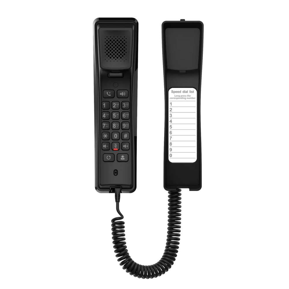 Fanvil Fanvil H2U-B V2 SIP-Phone Hotel black Kabelgebundenes Telefon