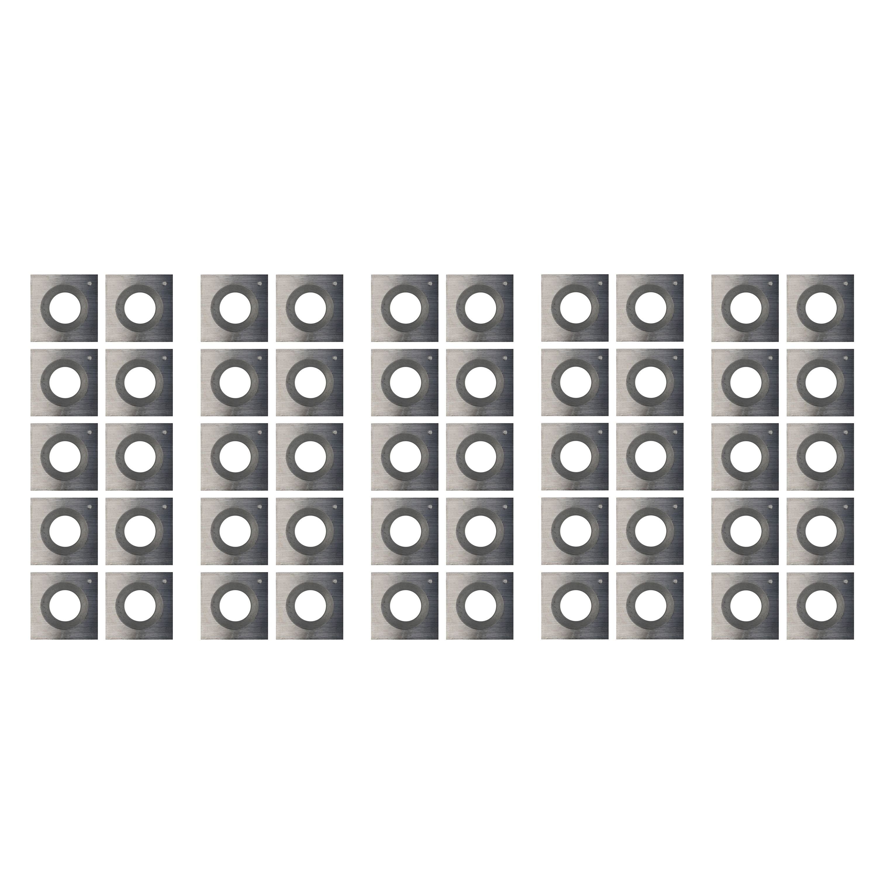 Wendeplatte 12 50 Wendeplattenfräser Tigra 30° T08MF Stück 14x14x2,0mm quadratische