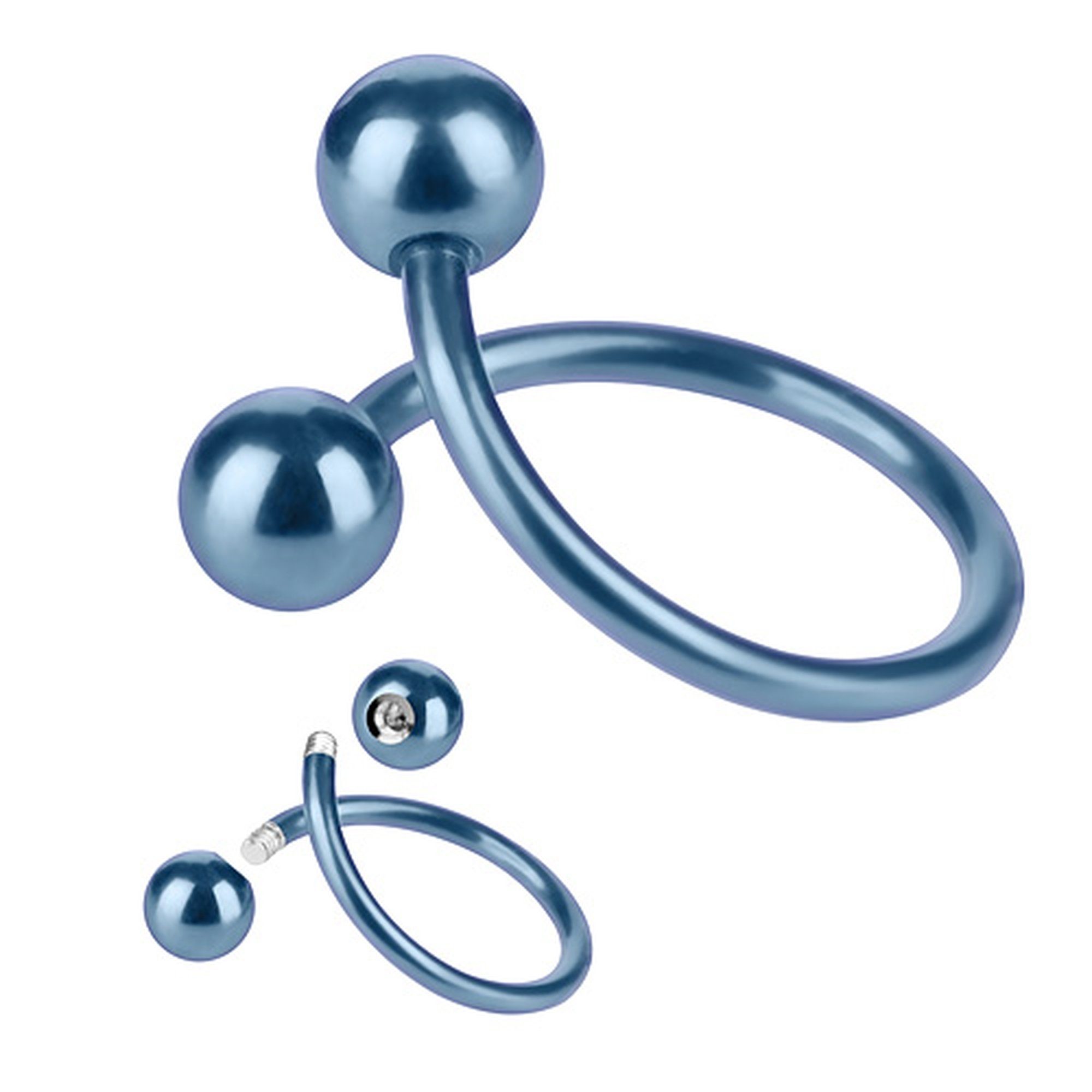 Taffstyle Piercing-Set Piercing Edelstahl Spirale mit günstig online kaufen