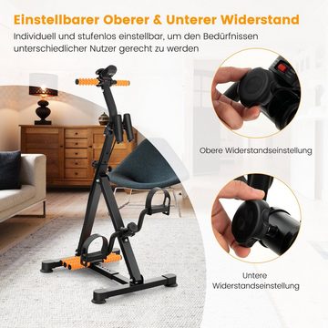 COSTWAY Heimtrainer Fitnessbike, verstellbar mit LCD