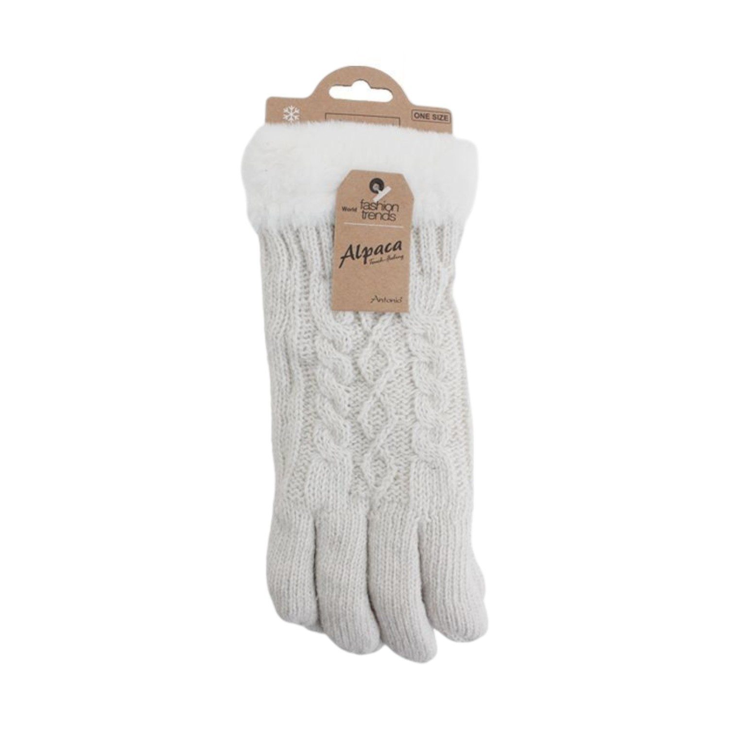 Antonio Strickhandschuhe Winter Damen Перчатки » Strickhandschuhe Soft Teddy (Kein Set, 2-St., 1 Paar Перчатки) » gefütterte Damenhandschuhe Winterhandschuhe