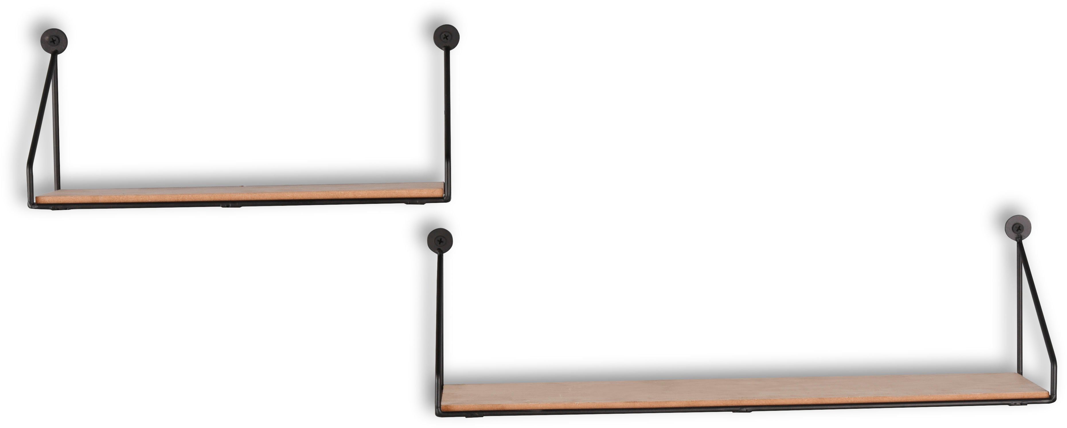 MIRRORS AND MORE Ablageregal DANA, Set 2-tlg., Wandregalset günstig online kaufen