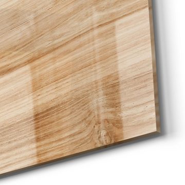 DEQORI Magnettafel 'Holzstruktur detailliert', Whiteboard Pinnwand beschreibbar