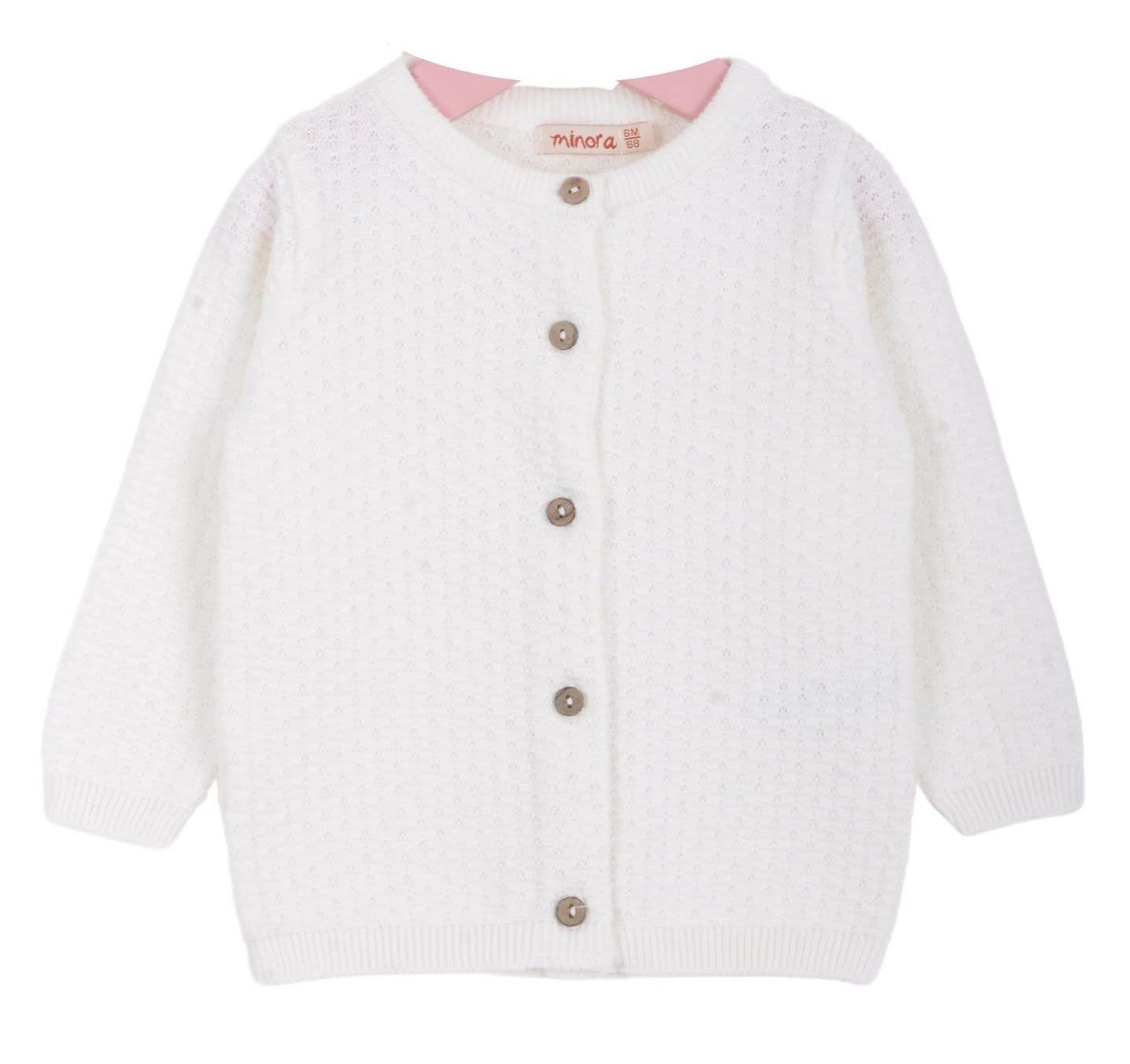 Minora Cardigan Baby Strickjacke - Cardigan für Mädchen und Jungen bis 24 Monate