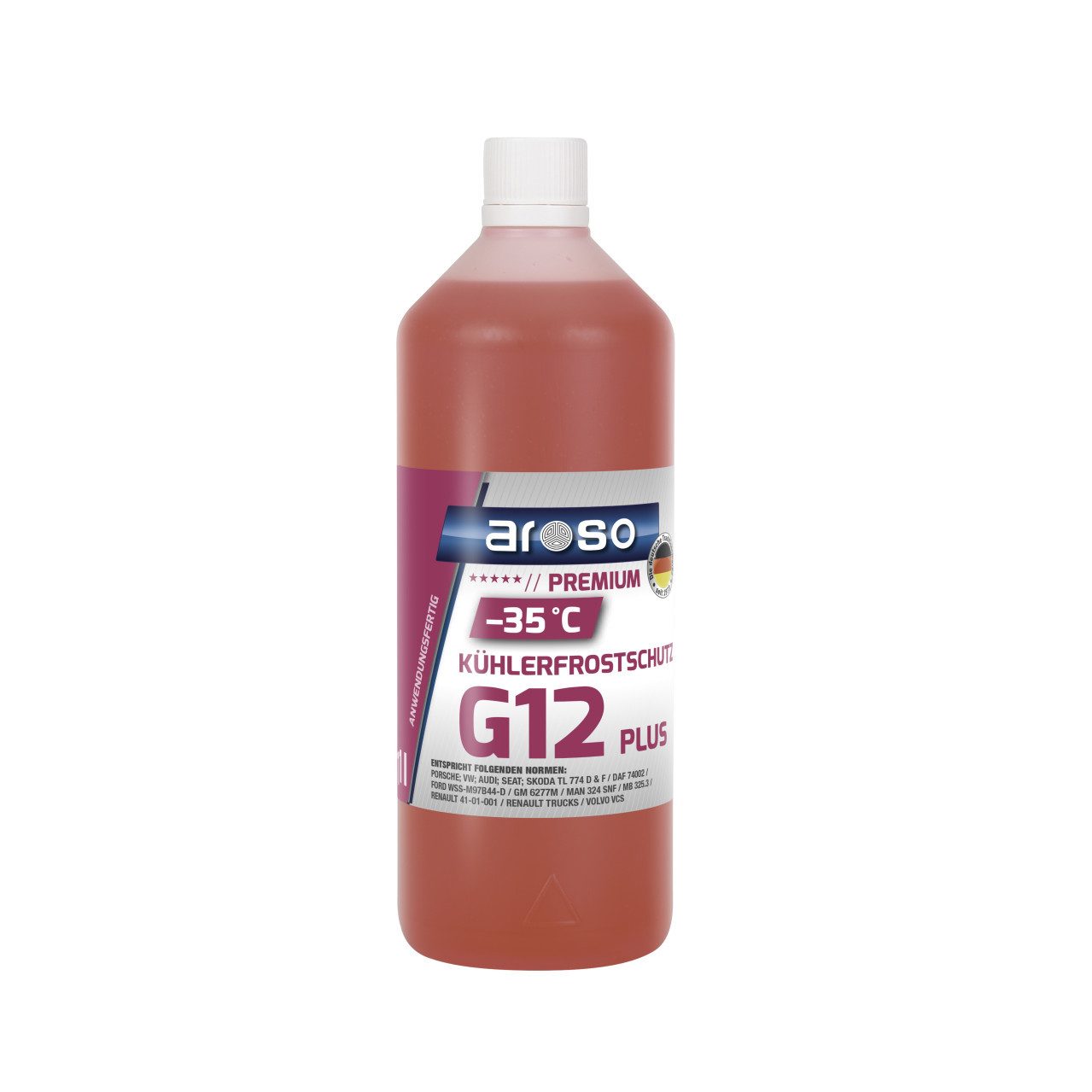 Kühlerfrostschutz aroso Kühlerfrostschutz G12 PLUS Premium -35°C 1L