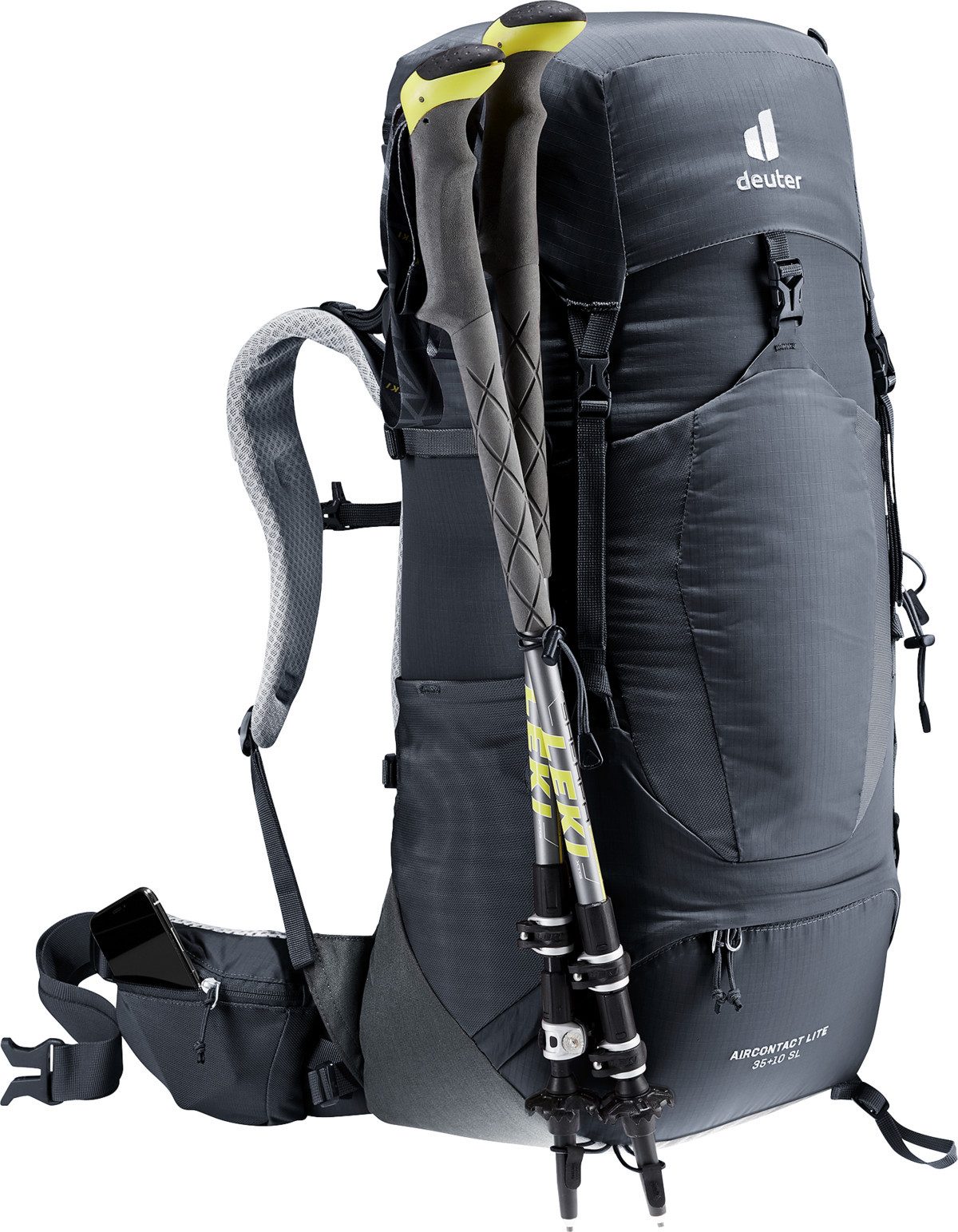 deuter Trekkingrucksack Aircontact Lite 35 + 10 SL, für Wandern und Bergsteigen, für perfekte Lastübertragung