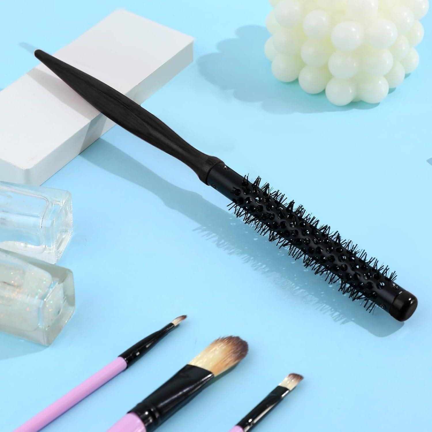 LuxusKollektion Rundbürste Mini-Rundbürste Föhnen Haarstyling hitzebeständig Nylonbürste