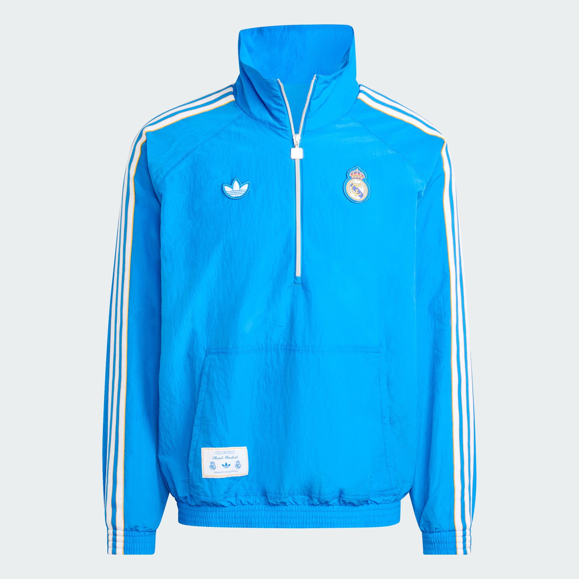 Trainingsjacke REAL MADRID TERRACE ICONS HALF-ZIP JACKE