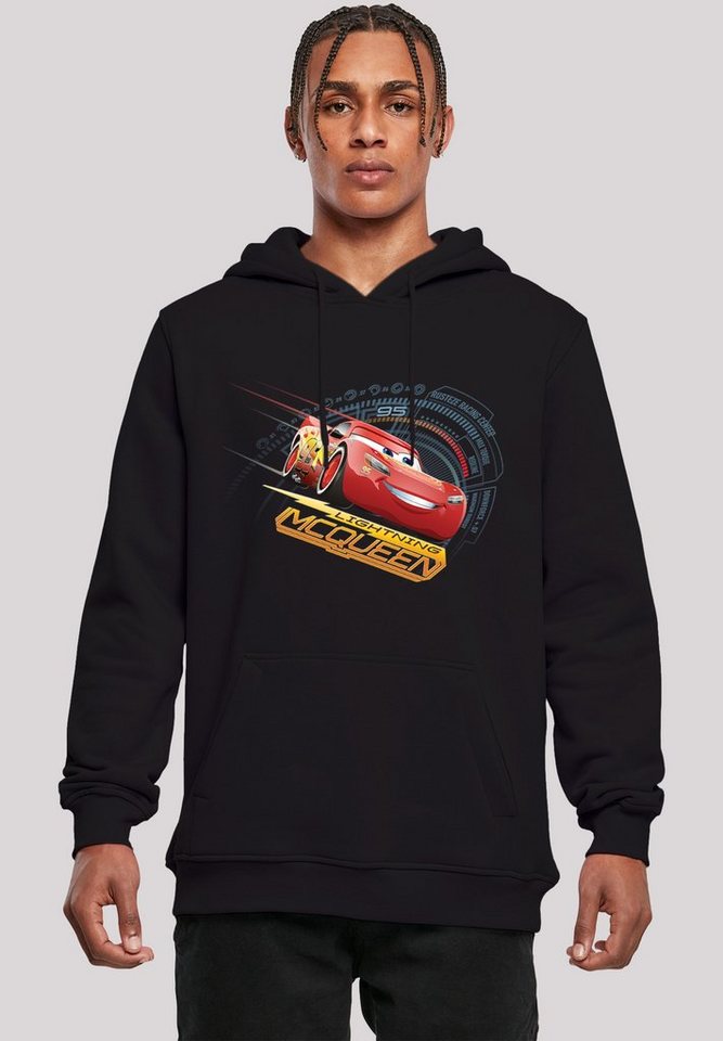 F4NT4STIC Sweatshirt Disney Cars Lightning McQueen Herren,Premium Merch ,Slim-Fit,Kapuzenpullover,Bedruckt, Verstellbare Kapuze und geräumige  Kängurutasche