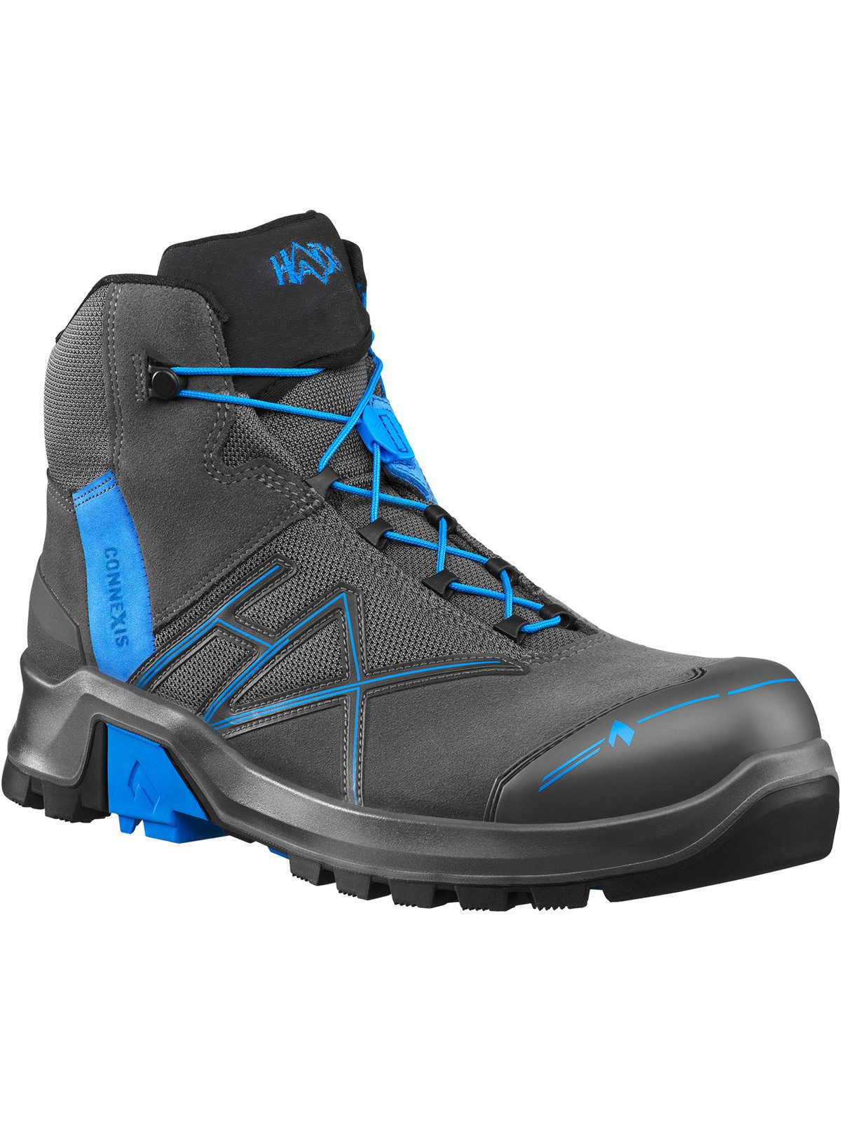 haix Haix CONNEXIS Safety+ GTX mid grau/blau Arbeitsschuh