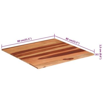 vidaXL Tischplatte Tischplatte Massivholz Palisander 15-16 mm 80×80 cm (1 St)