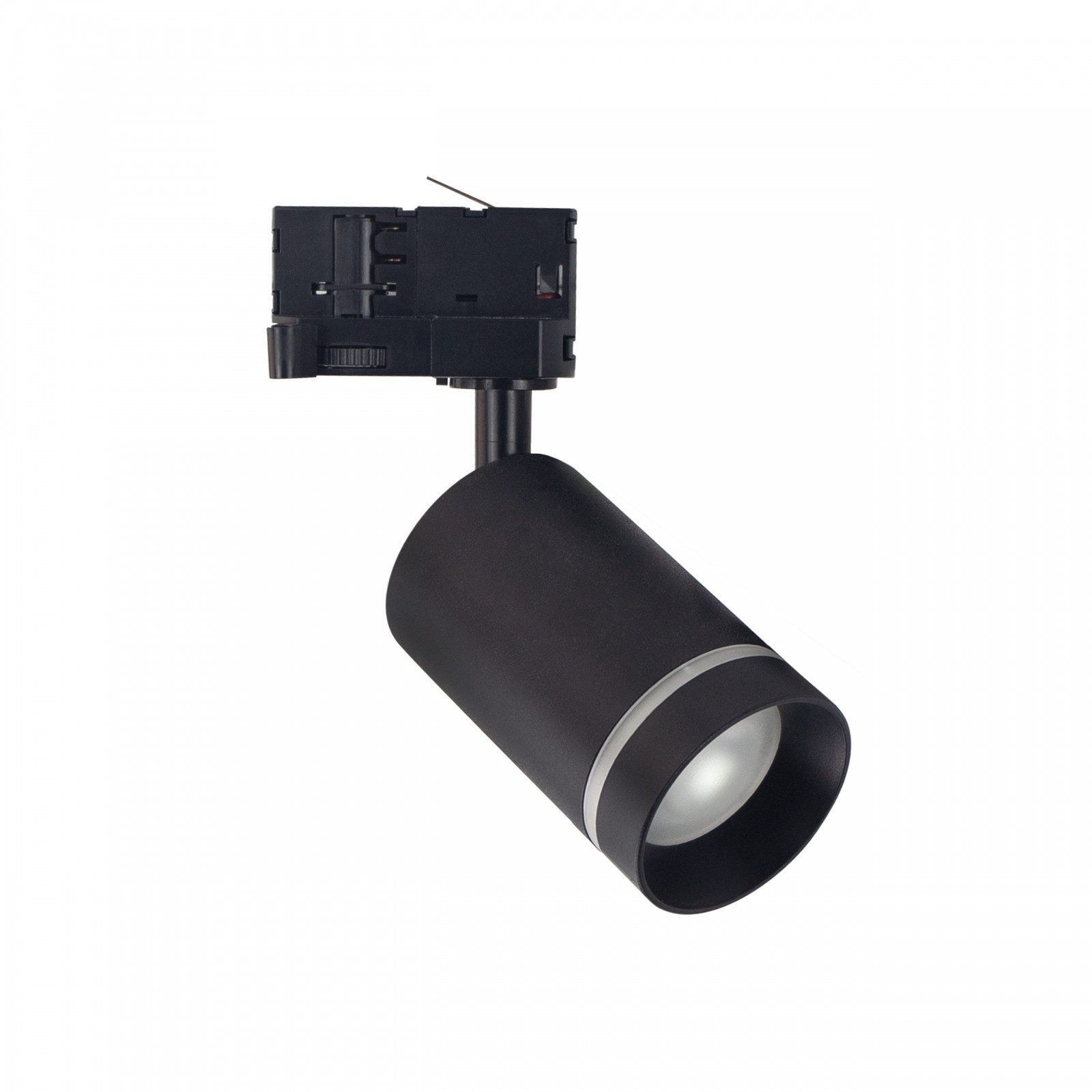 Spectrum Schienensystem-Leuchten LED 3-Phasen Stromschienenstrahler GU10 schwenkbar IP20 max. 8W rund, Kein Leuchtmittel enthalten, Schwenkbar, Ring