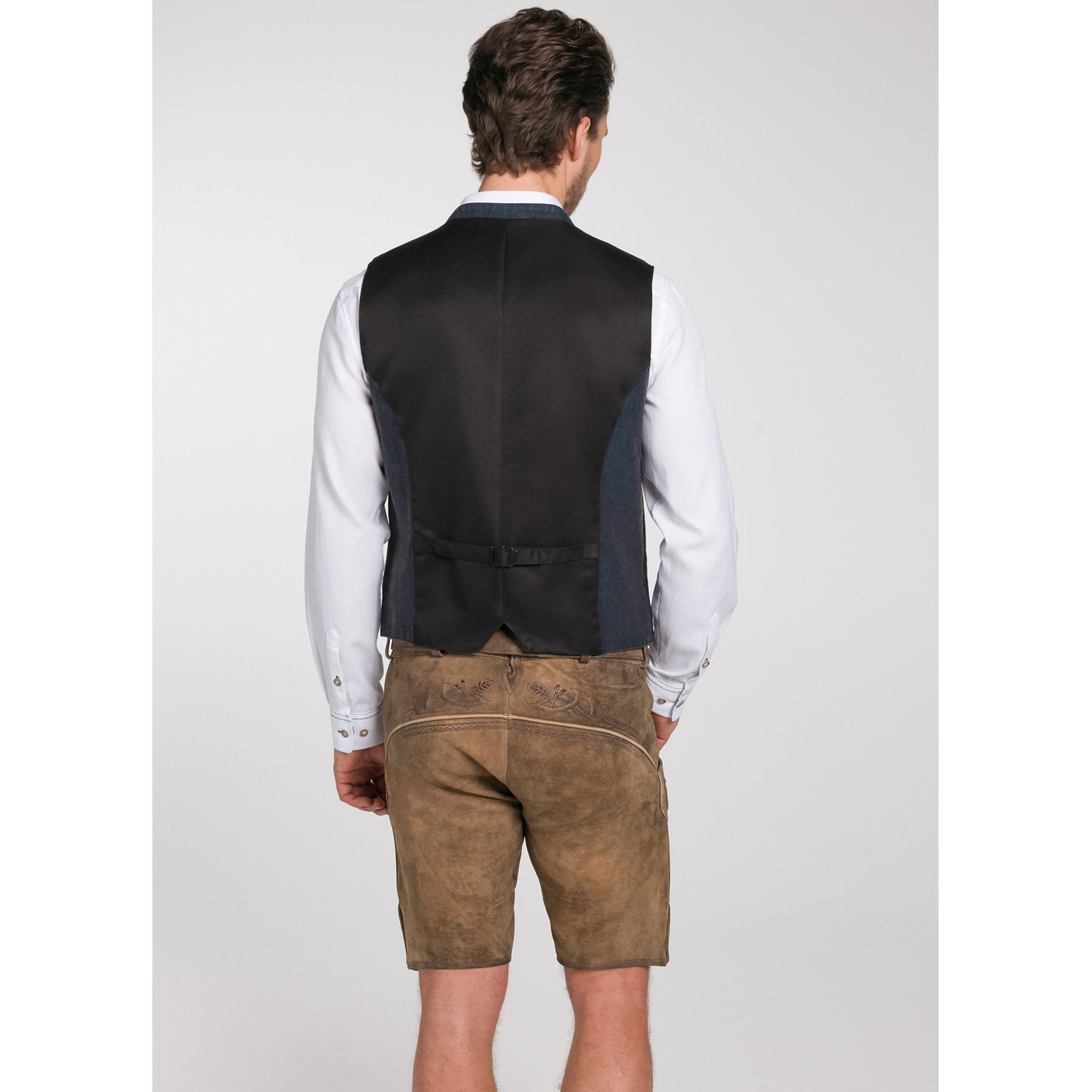 Spieth & Wensky Trachtenweste 350960-Pinto Weste Herren PINTO Trachtenweste Trachten West aus leinen