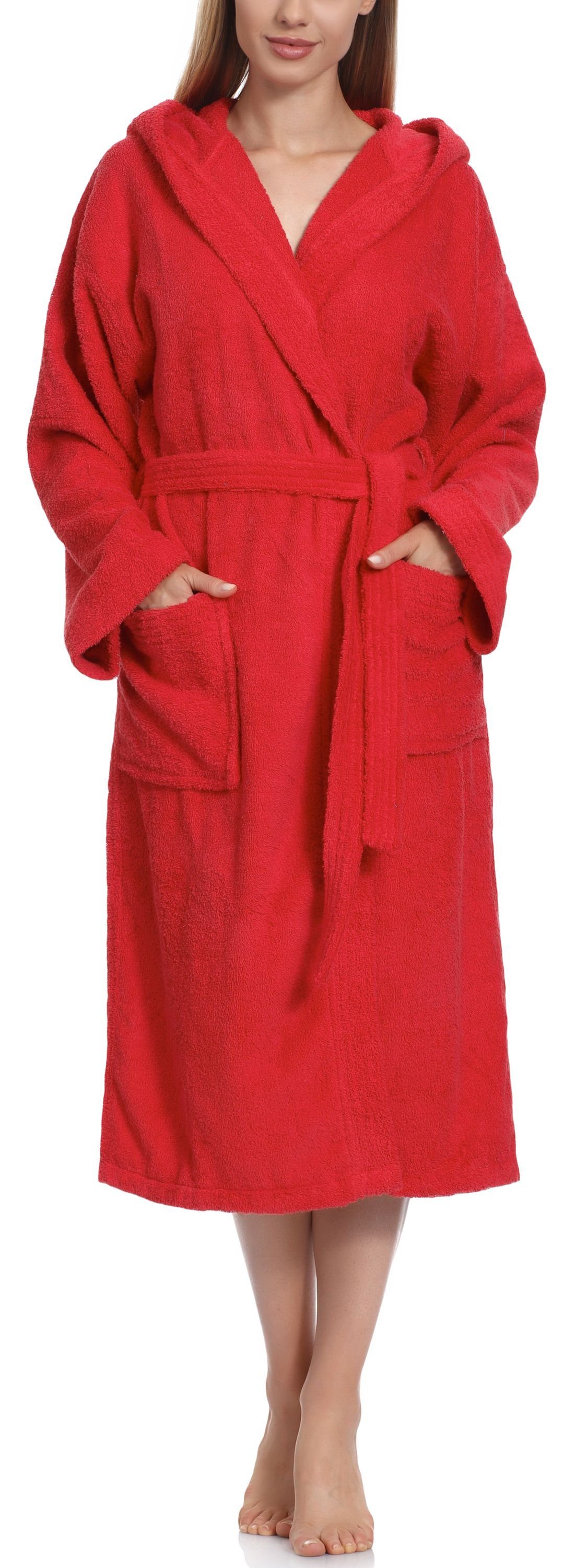 Ladeheid Bademantel Damen Frottee Bademantel aus günstig online kaufen