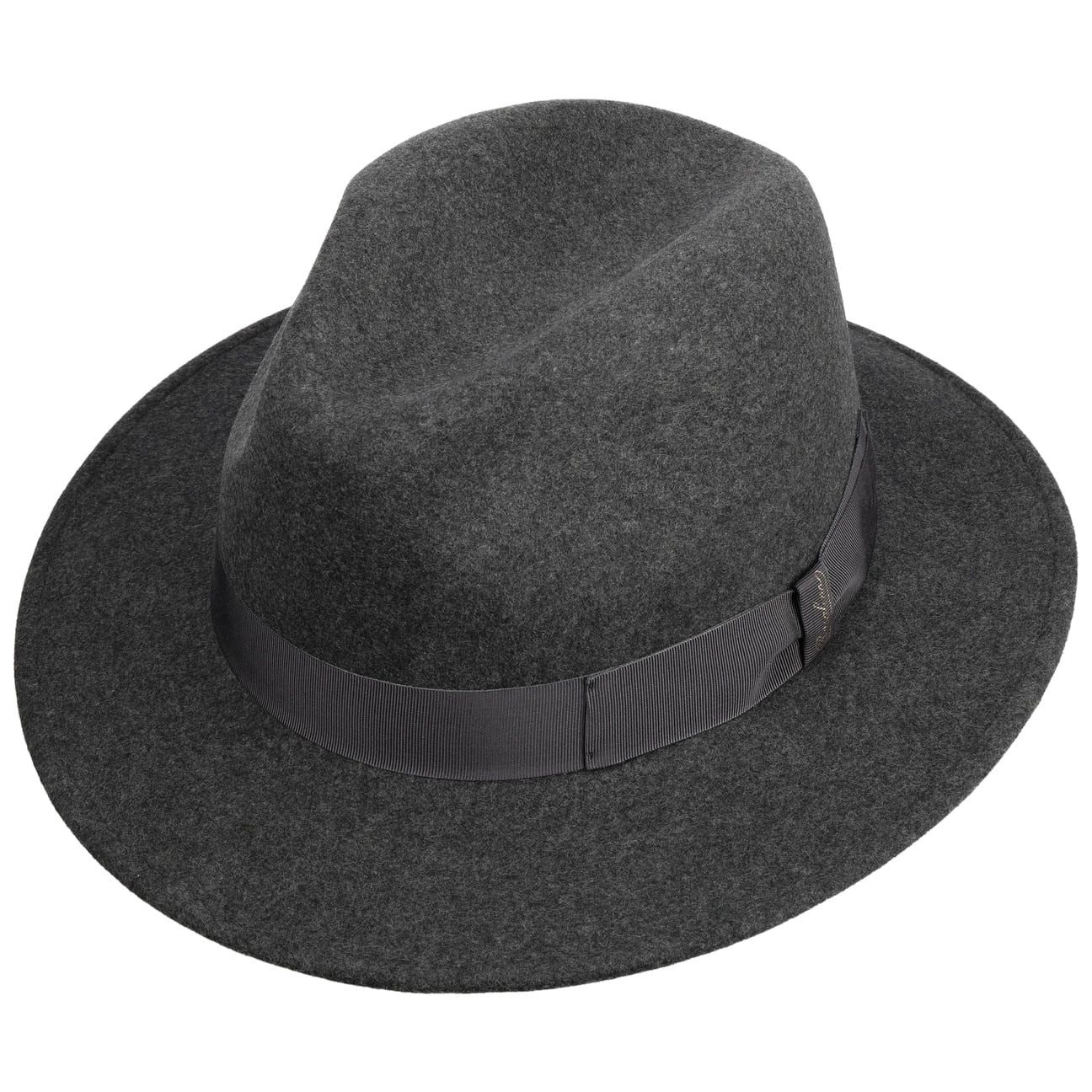 Borsalino Filzhut (1-St) Wollfilzhut mit Ripsband, Made in Italy
