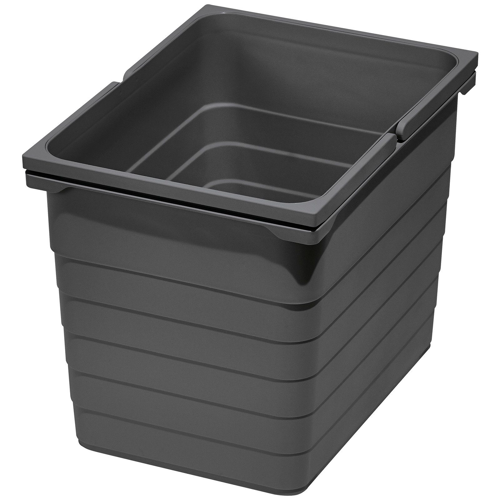 SO-TECH® Mülleimer eins2vier Abfallsammler Höhe: 310 mm, Volumen 17 Liter 230 x 306 mm dunkelgrau 5060