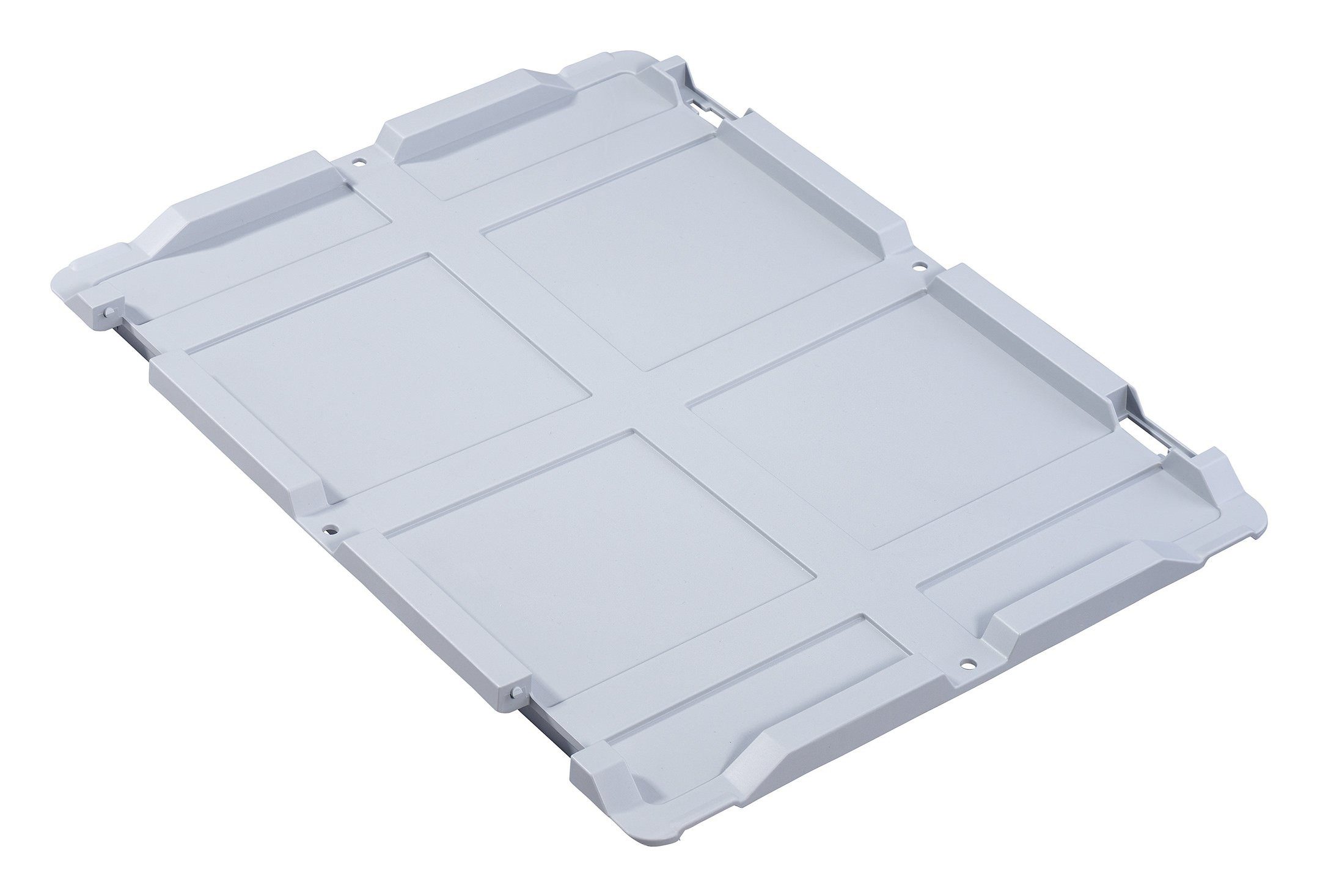 Allit Хранилищаsbox, Scharnierdeckel grau für Eurobox 600