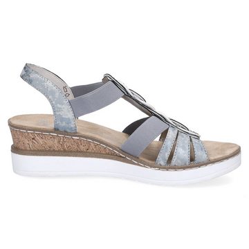 Rieker Rieker Damen Sandalette blau Sandale