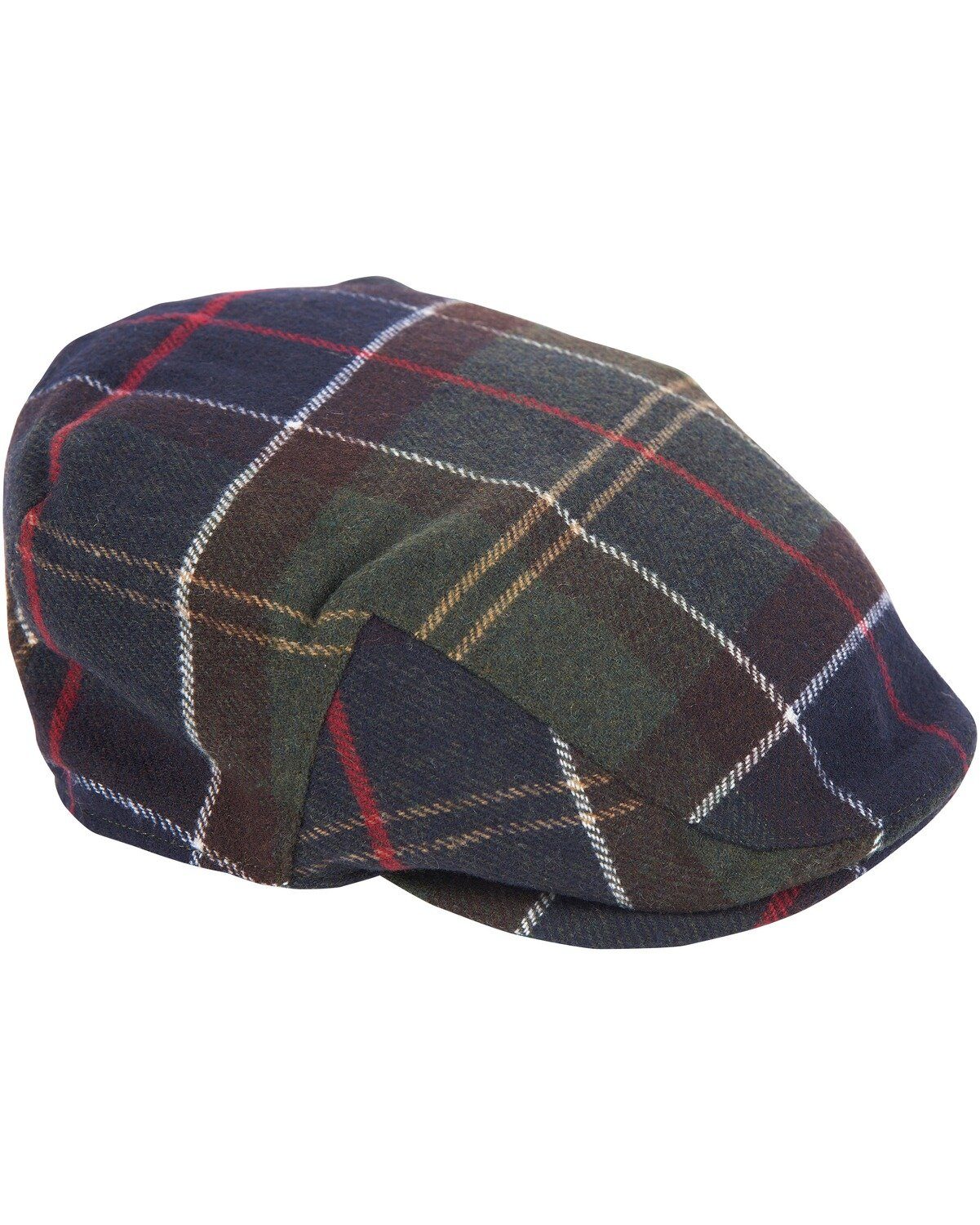 Barbour Bommelmütze Schiebermütze Gallingale Tartan Flat günstig online kaufen