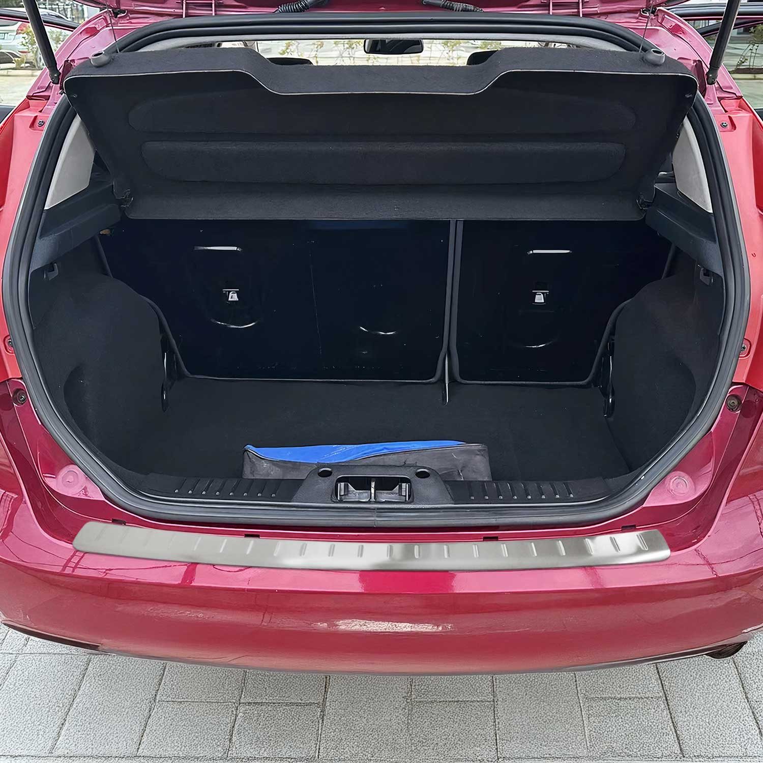 OMAC Ladekantenschutz für Ford Fiesta 2008-2017 Edelstahl Gebürstet, Zubehör für Ford Fiesta 2008-2017, Langlebig,Einfache Reinigung,Einfache Installation,Rostbeständig